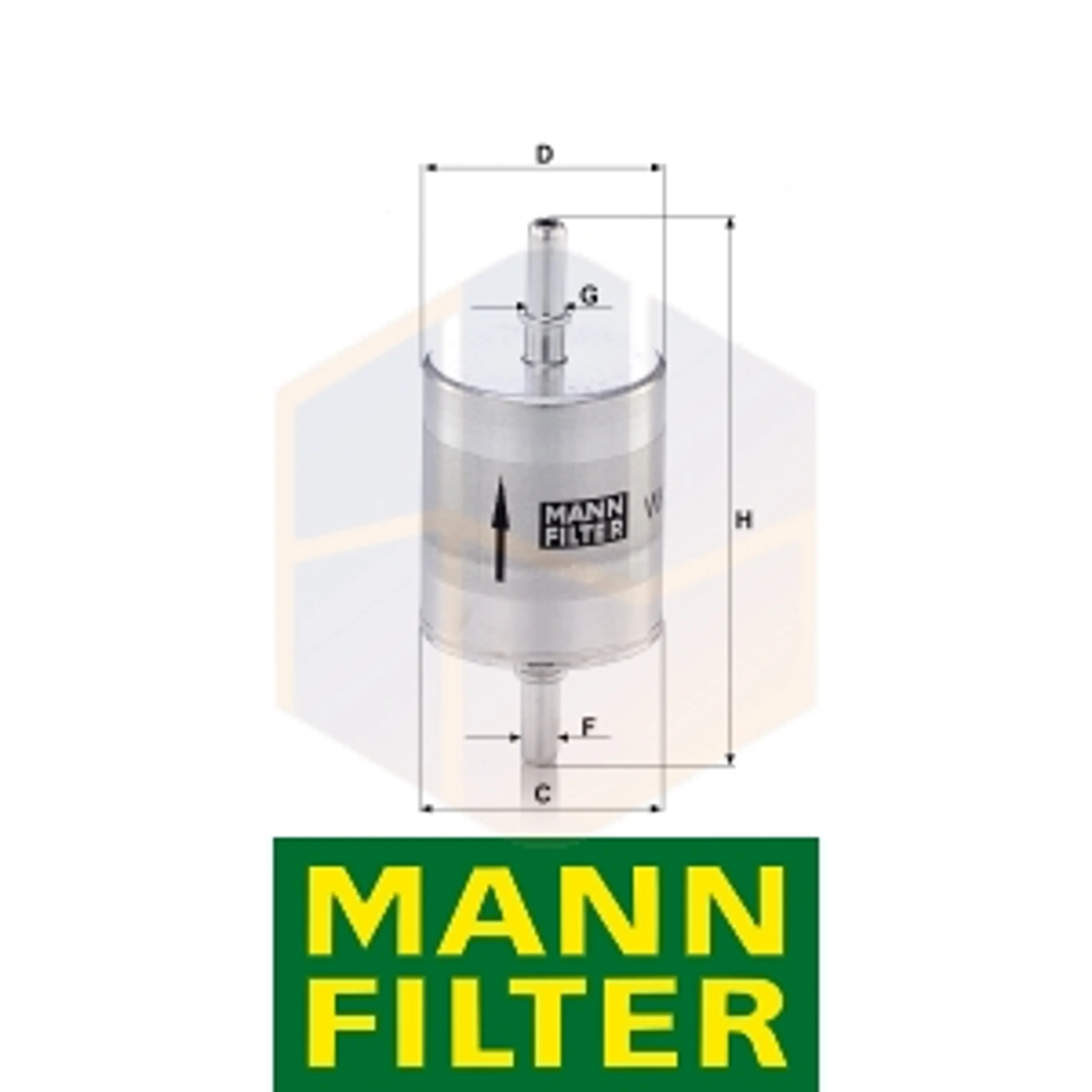 FILTRO COMBUSTIBLE WK 52/1 MANN