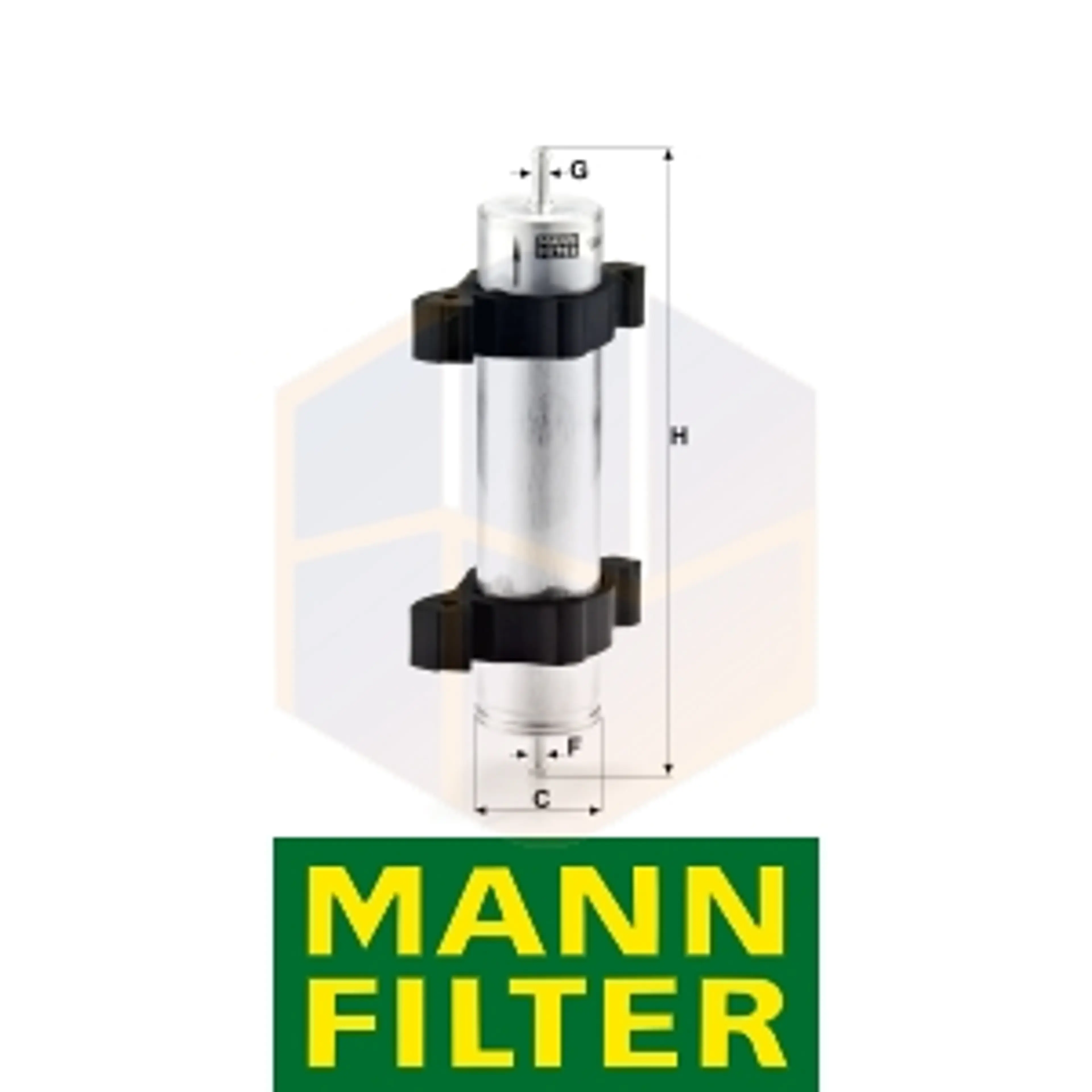 FILTRO COMBUSTIBLE WK 521/2 MANN