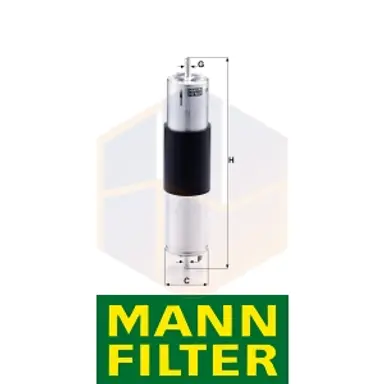 FILTRO COMBUSTIBLE WK 521/3 MANN