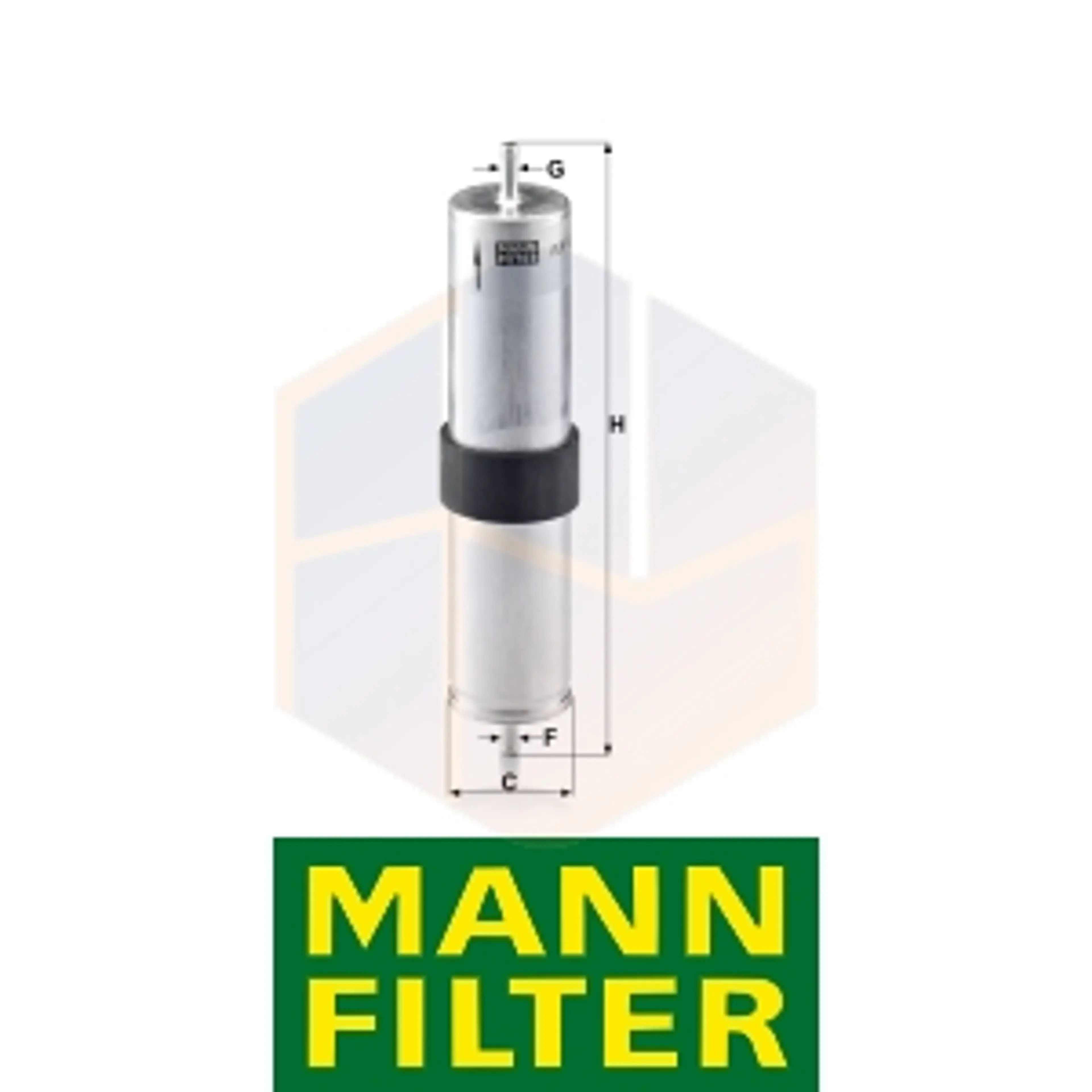 FILTRO COMBUSTIBLE WK 521/4 MANN