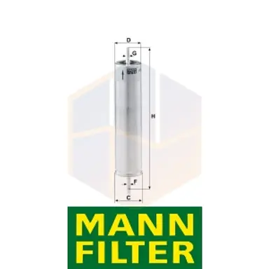 FILTRO COMBUSTIBLE WK 522 MANN