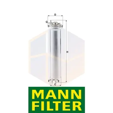FILTRO COMBUSTIBLE WK 532 MANN
