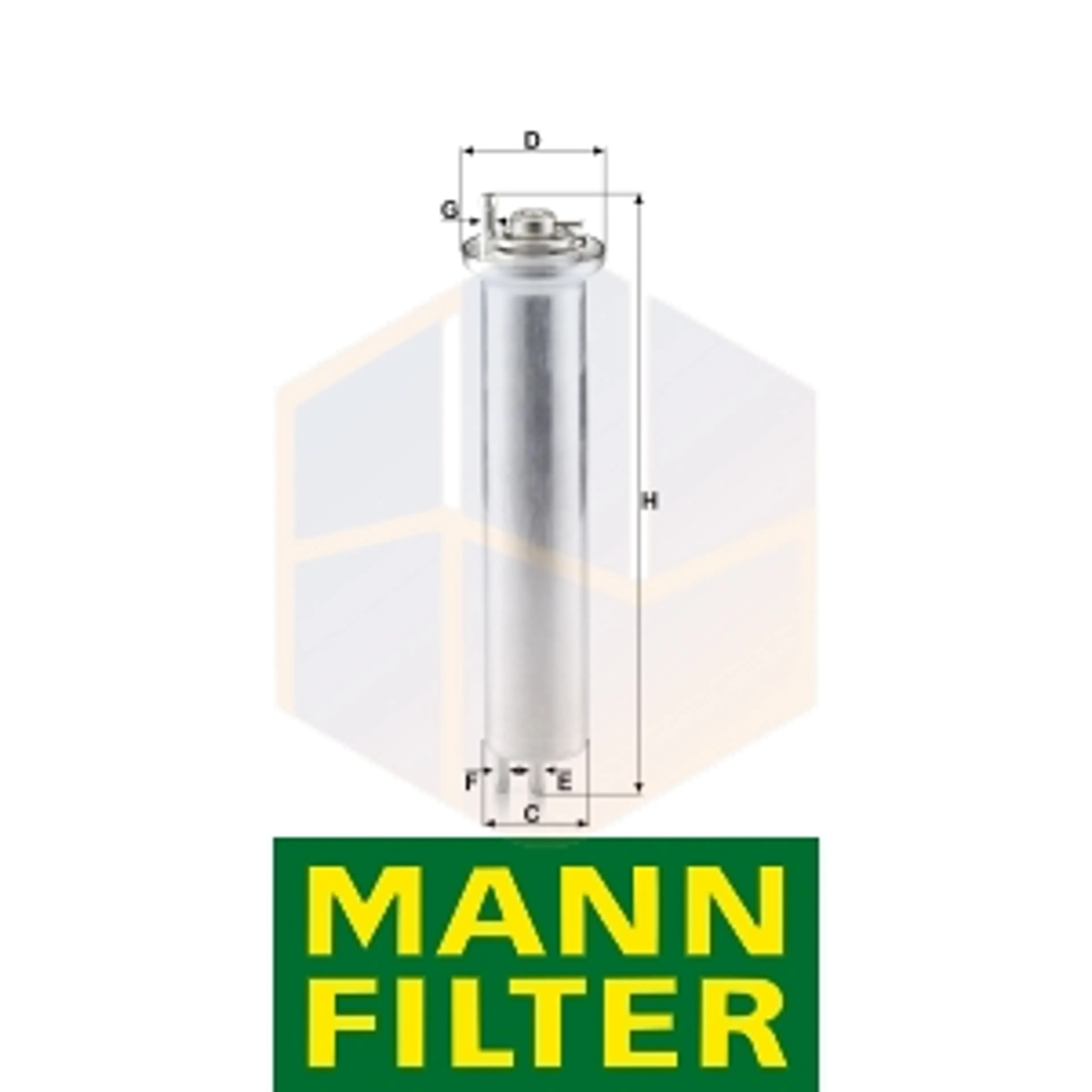 FILTRO COMBUSTIBLE WK 532 MANN