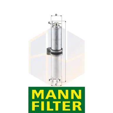 FILTRO COMBUSTIBLE WK 532/2 MANN