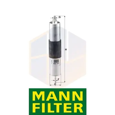 FILTRO COMBUSTIBLE WK 533 MANN