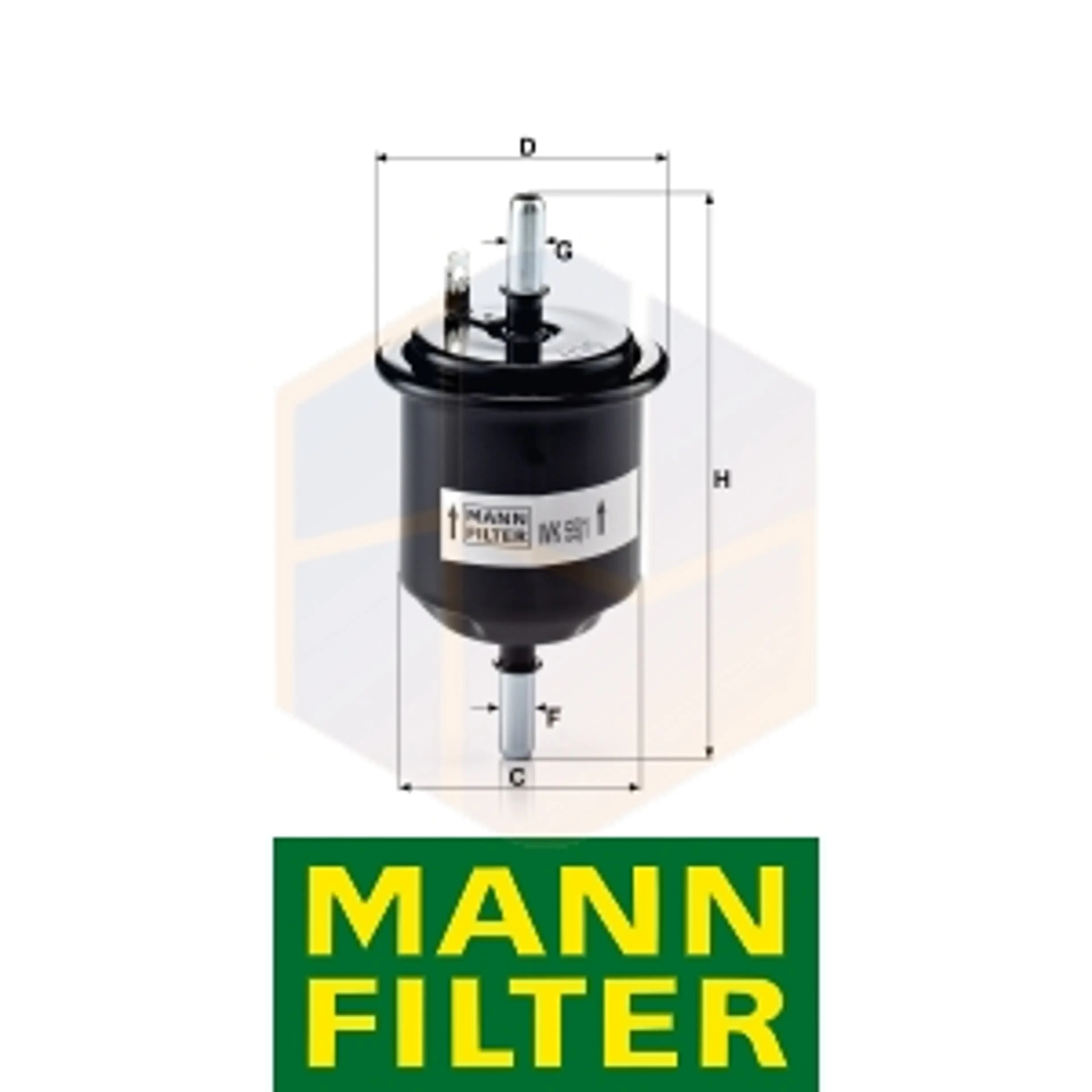 FILTRO COMBUSTIBLE WK 55/1 MANN