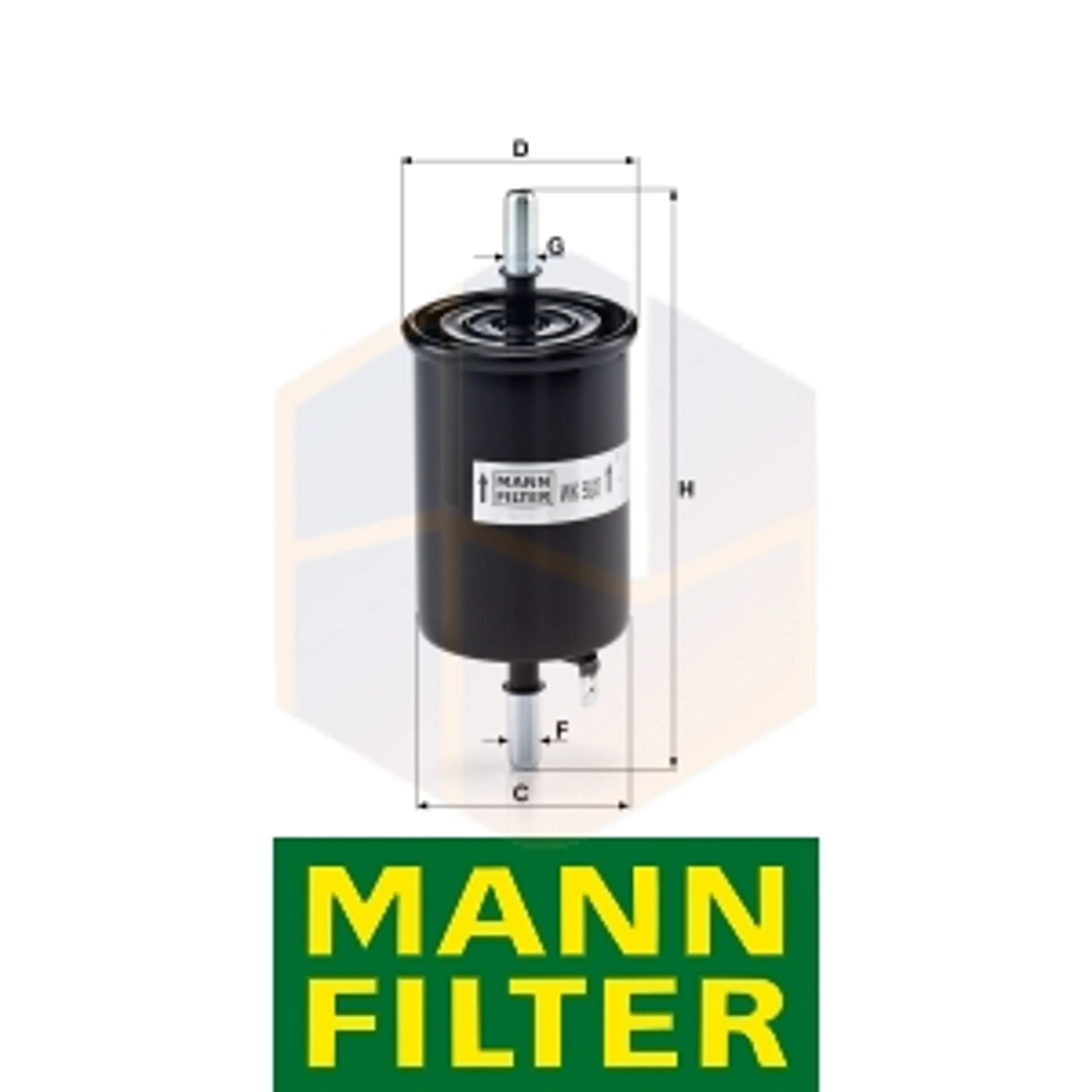 FILTRO COMBUSTIBLE WK 55/2 MANN