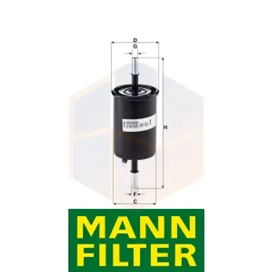 FILTRO COMBUSTIBLE WK 55/3 MANN