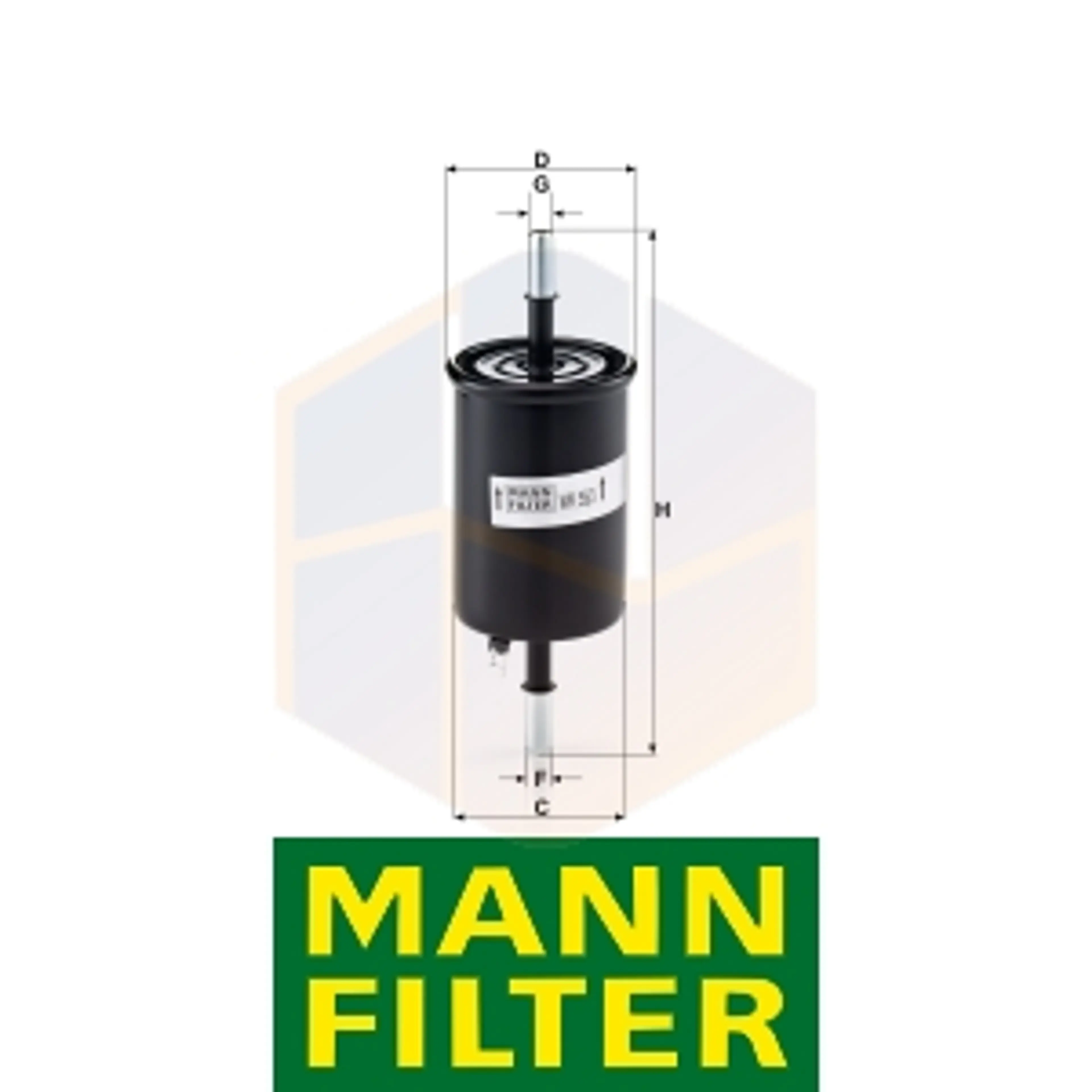FILTRO COMBUSTIBLE WK 55/3 MANN