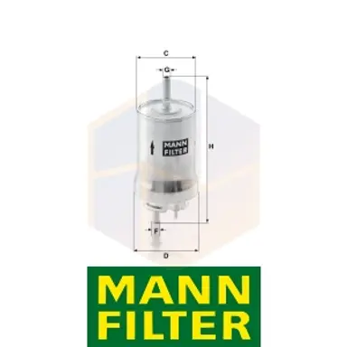 FILTRO COMBUSTIBLE WK 59 X MANN