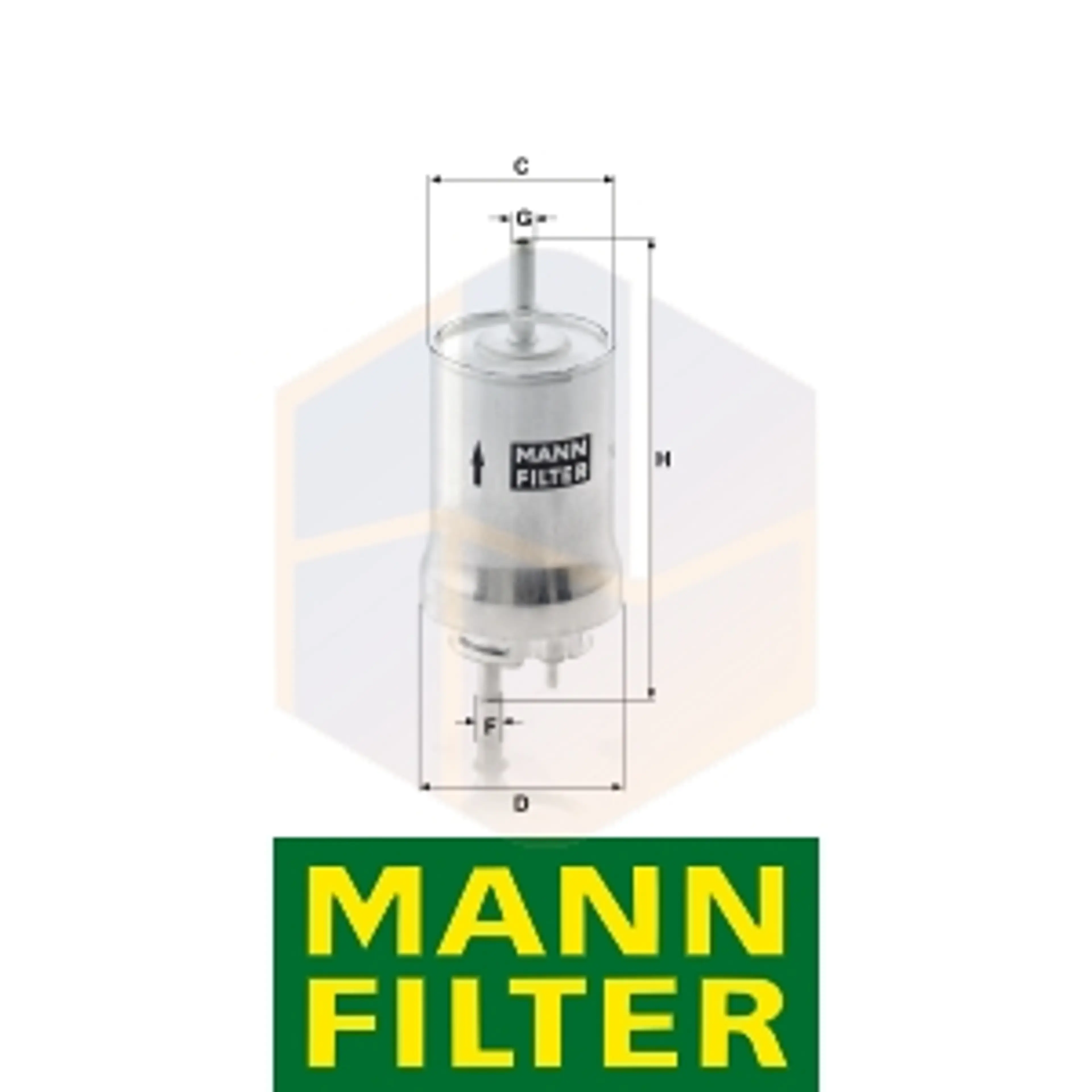 FILTRO COMBUSTIBLE WK 59 X MANN