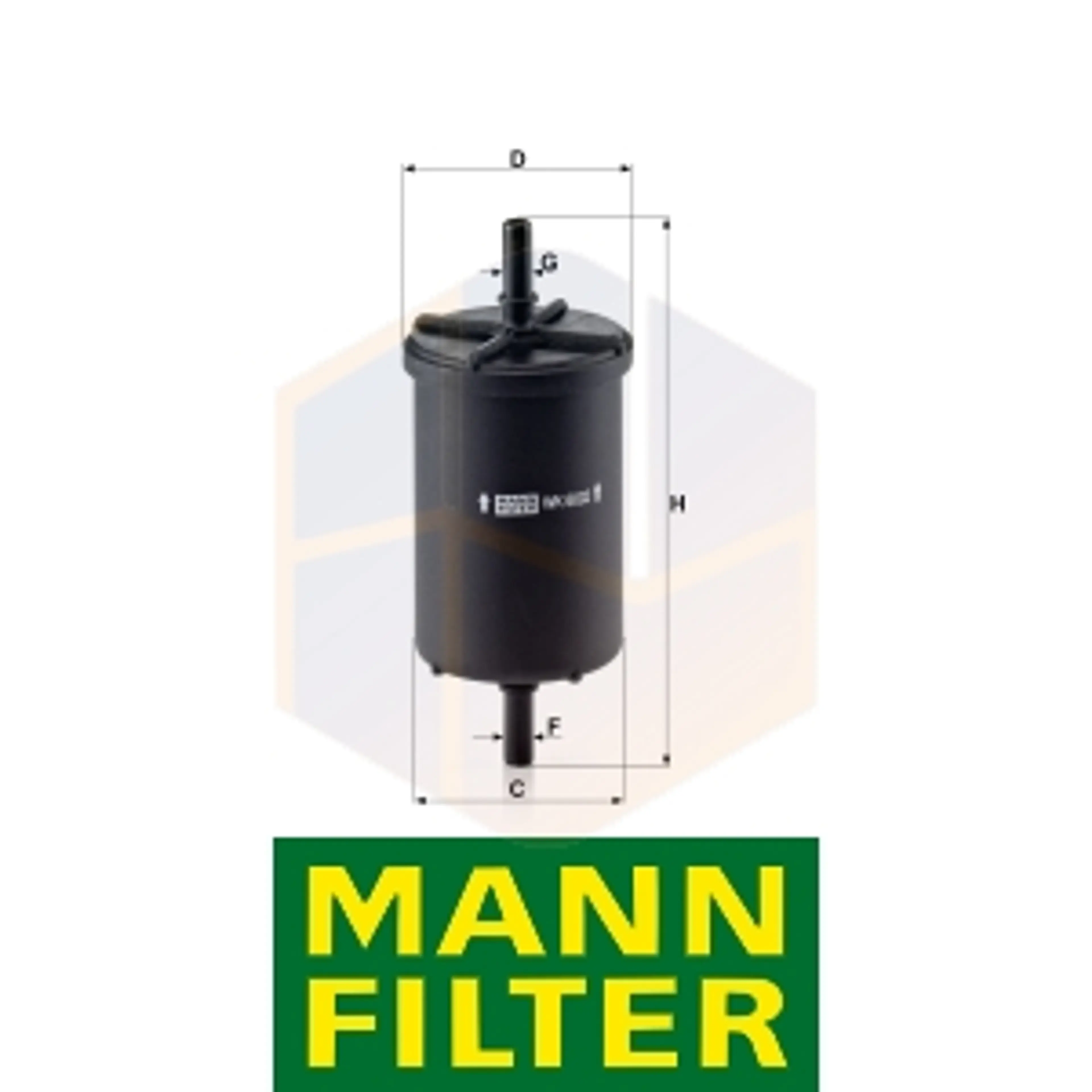 FILTRO COMBUSTIBLE WK 6002 MANN