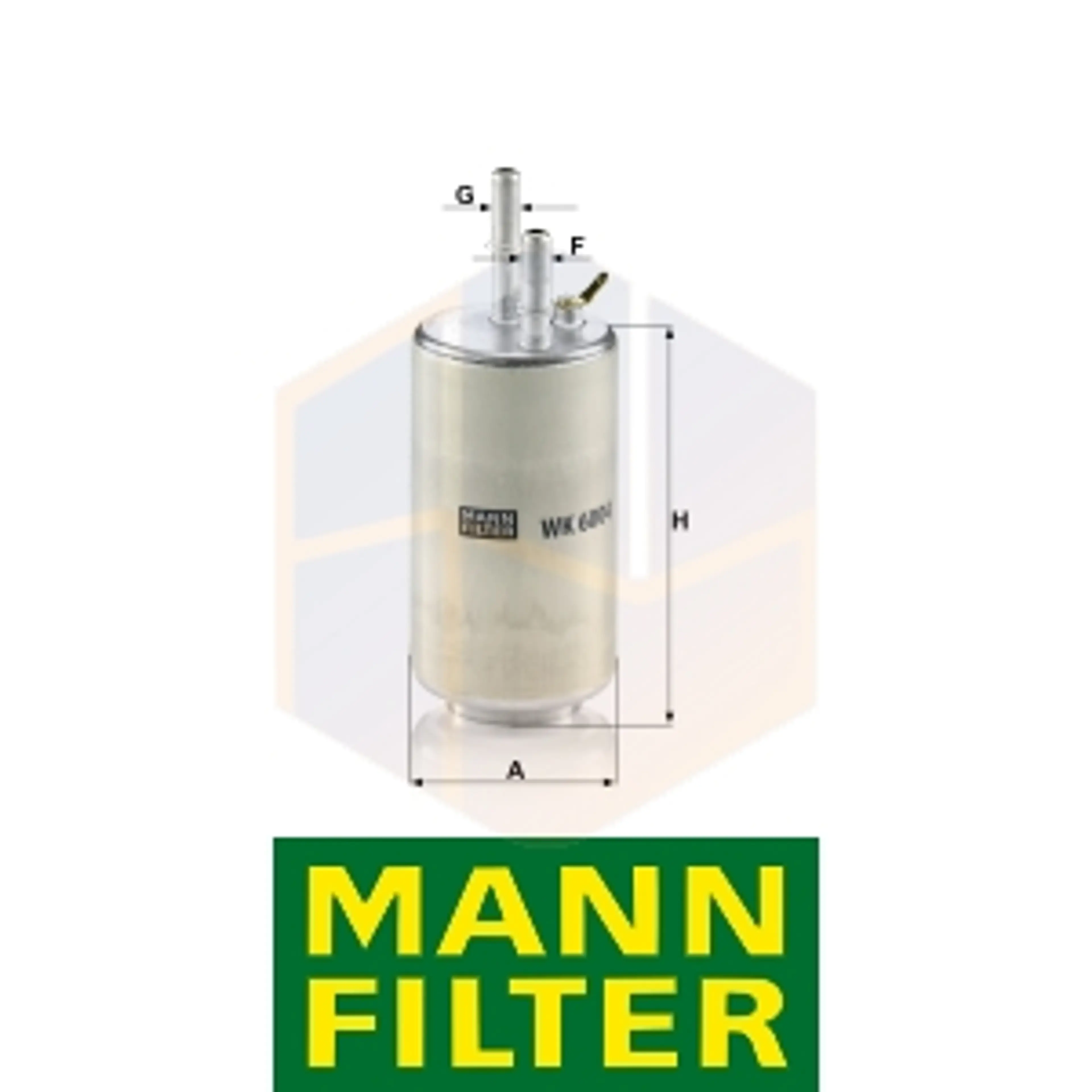 FILTRO COMBUSTIBLE WK 6004 MANN