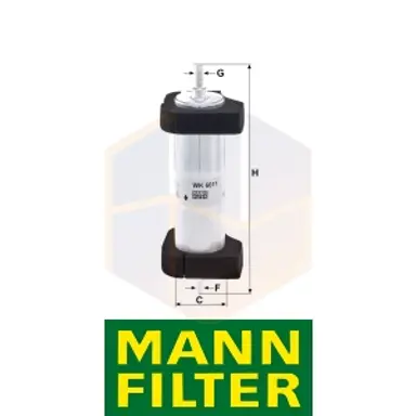 FILTRO COMBUSTIBLE WK 6011 MANN