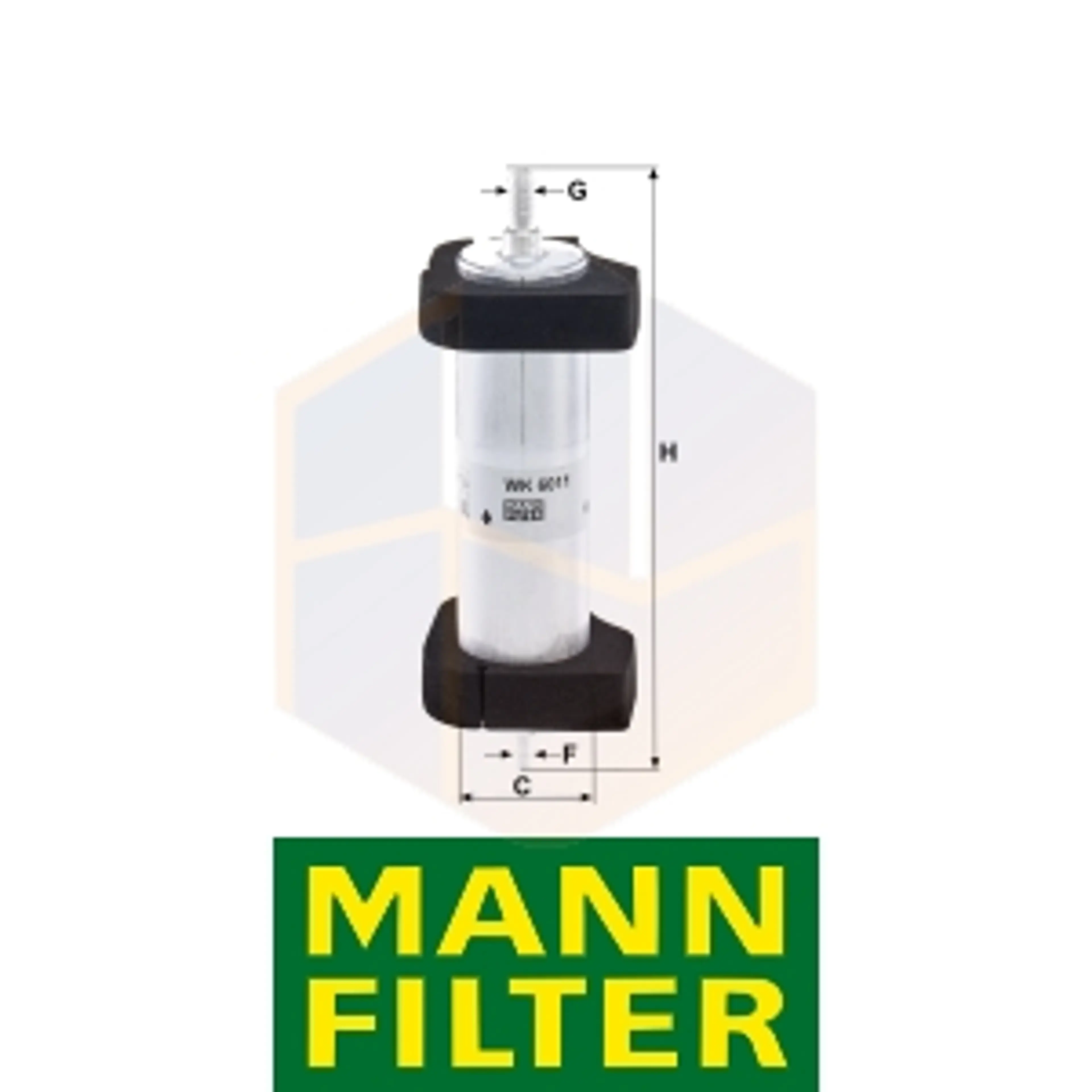 FILTRO COMBUSTIBLE WK 6011 MANN