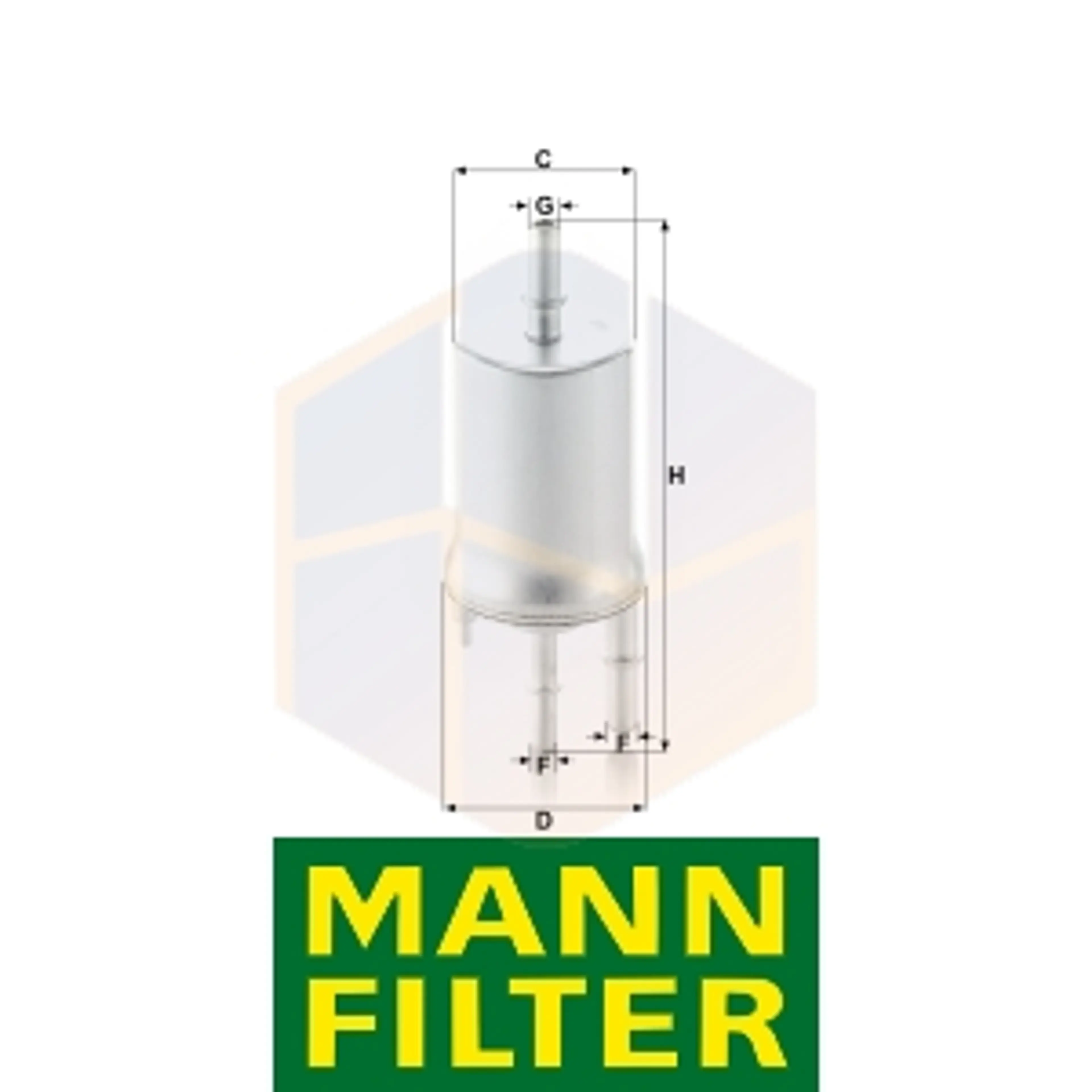 FILTRO COMBUSTIBLE WK 6015 MANN