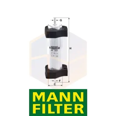 FILTRO COMBUSTIBLE WK 6021 MANN