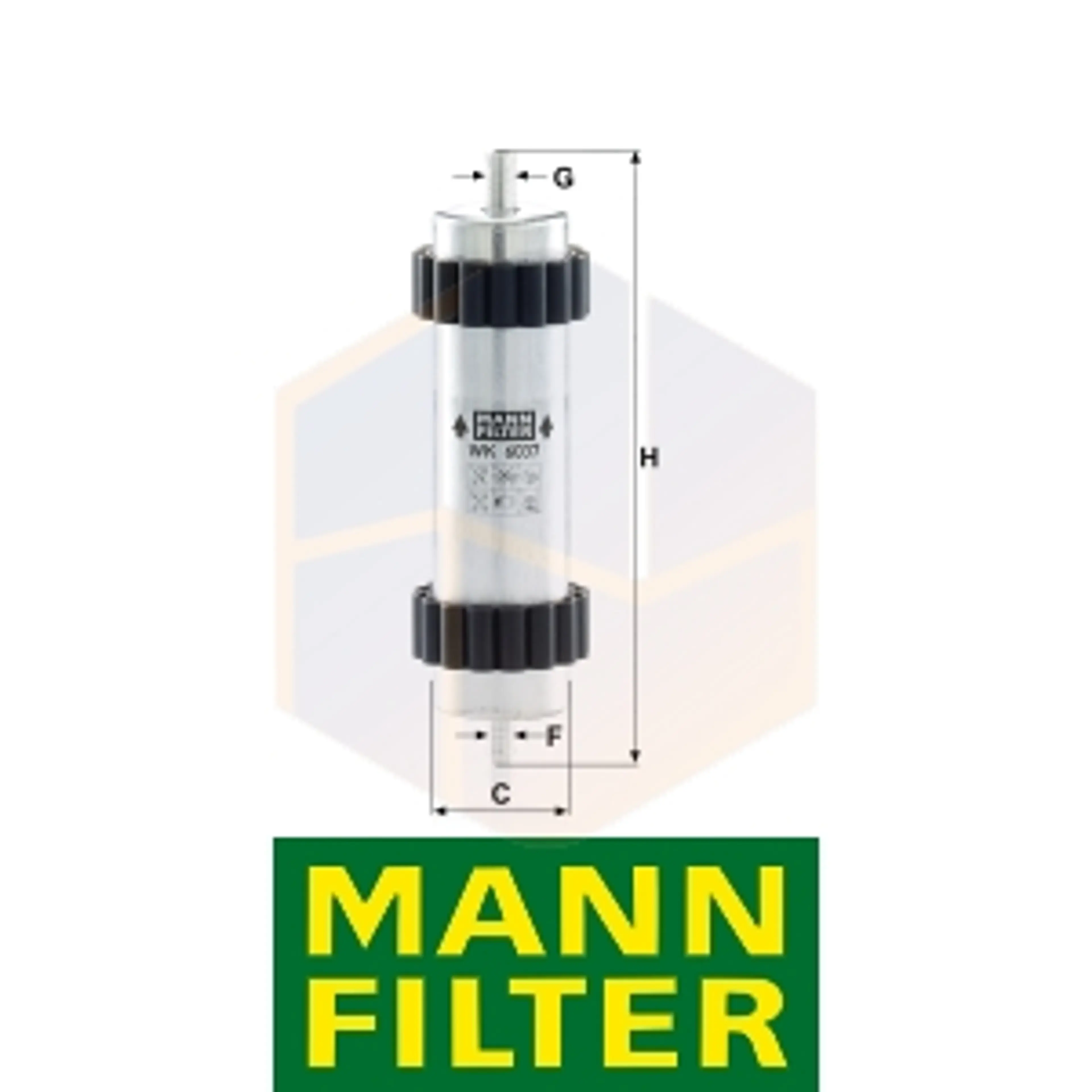 FILTRO COMBUSTIBLE WK 6037 MANN