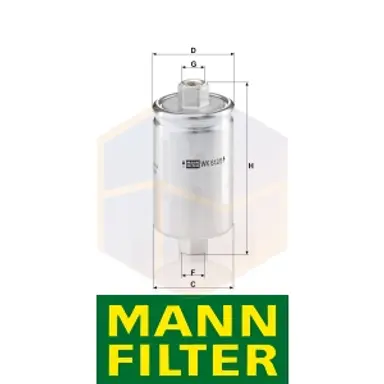 FILTRO COMBUSTIBLE WK 612/5 MANN