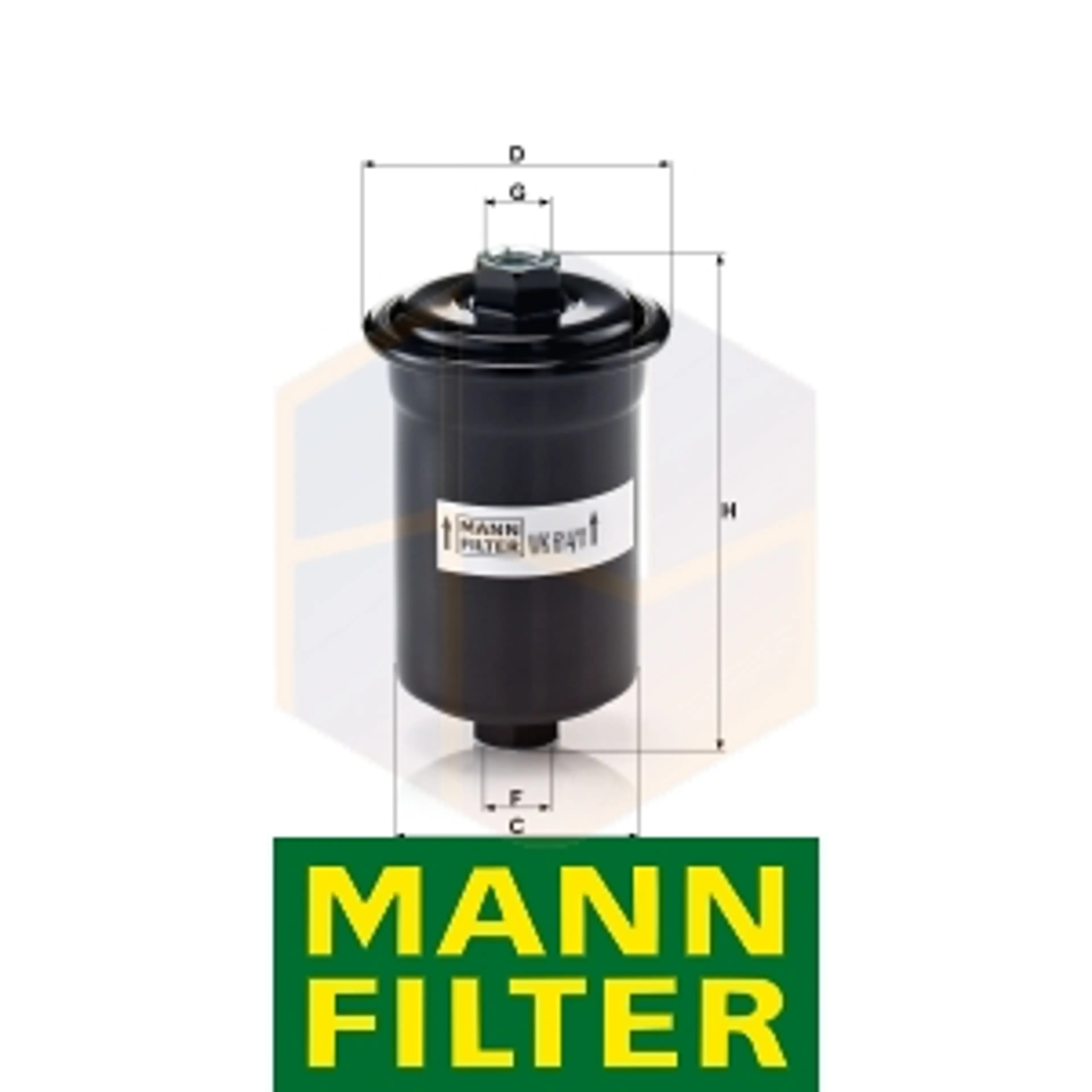 FILTRO COMBUSTIBLE WK 614/11 MANN