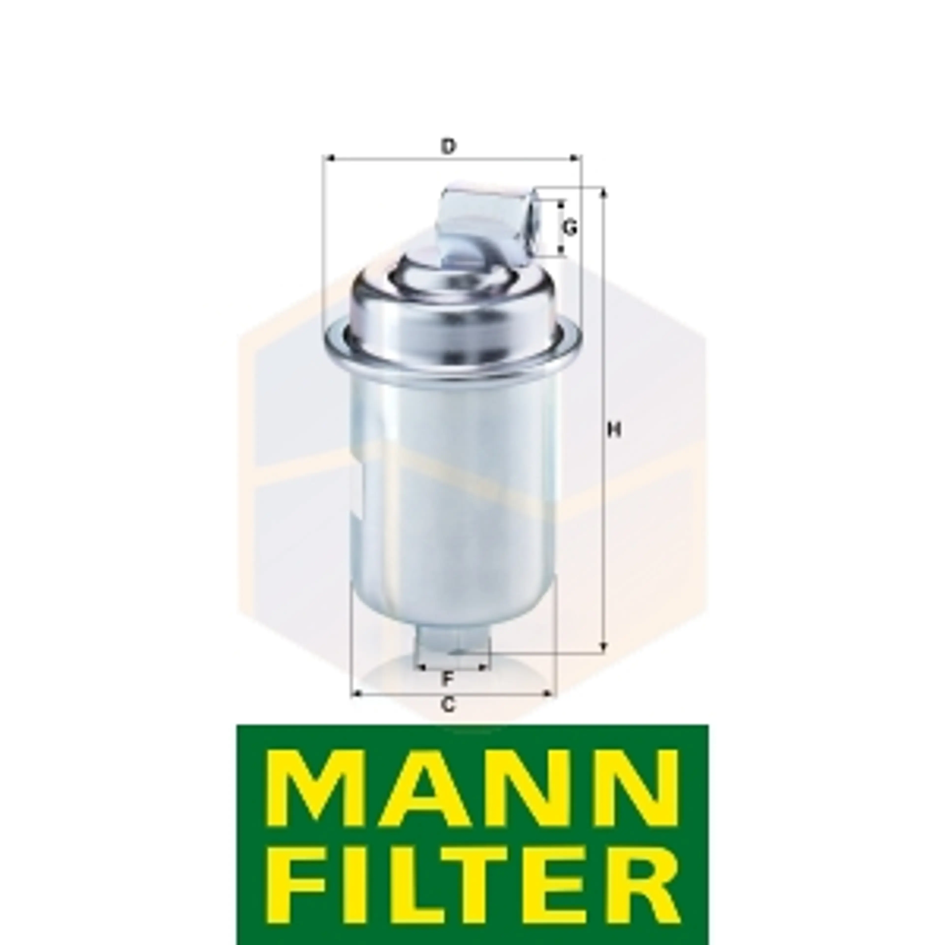 FILTRO COMBUSTIBLE WK 614/44 MANN