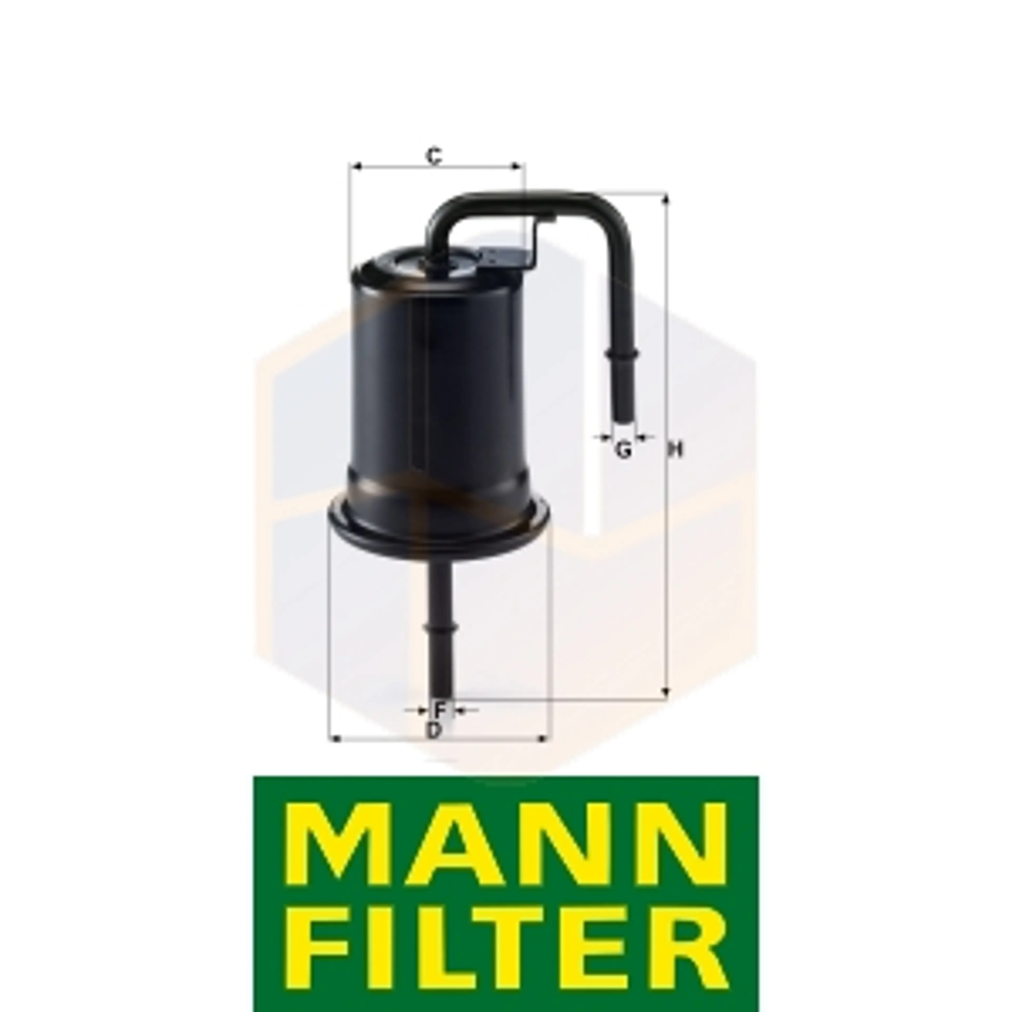 FILTRO COMBUSTIBLE WK 614/45 MANN