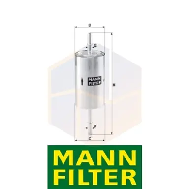 FILTRO COMBUSTIBLE WK 614/46 MANN