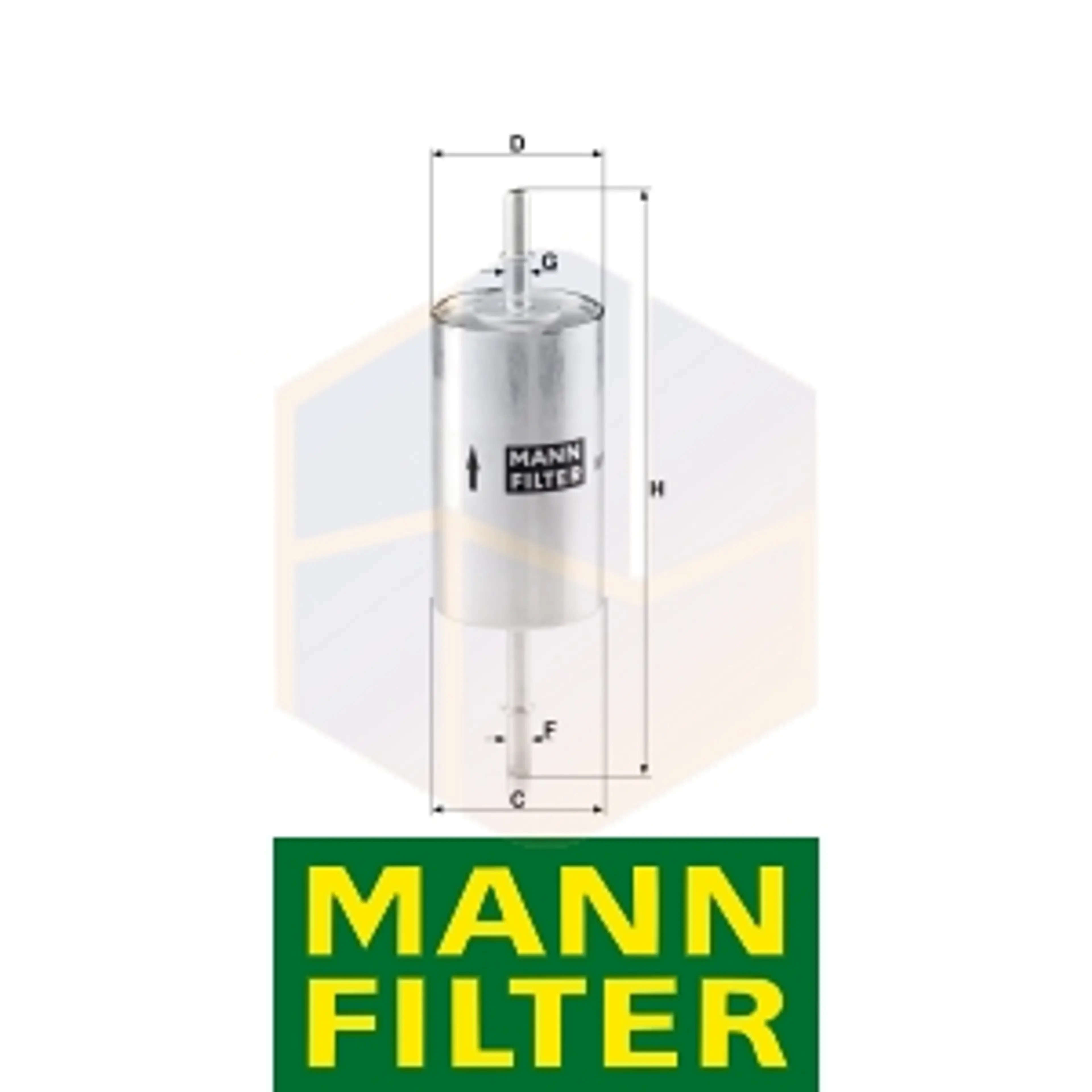 FILTRO COMBUSTIBLE WK 614/46 MANN