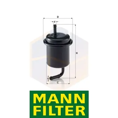 FILTRO COMBUSTIBLE WK 614/47 MANN