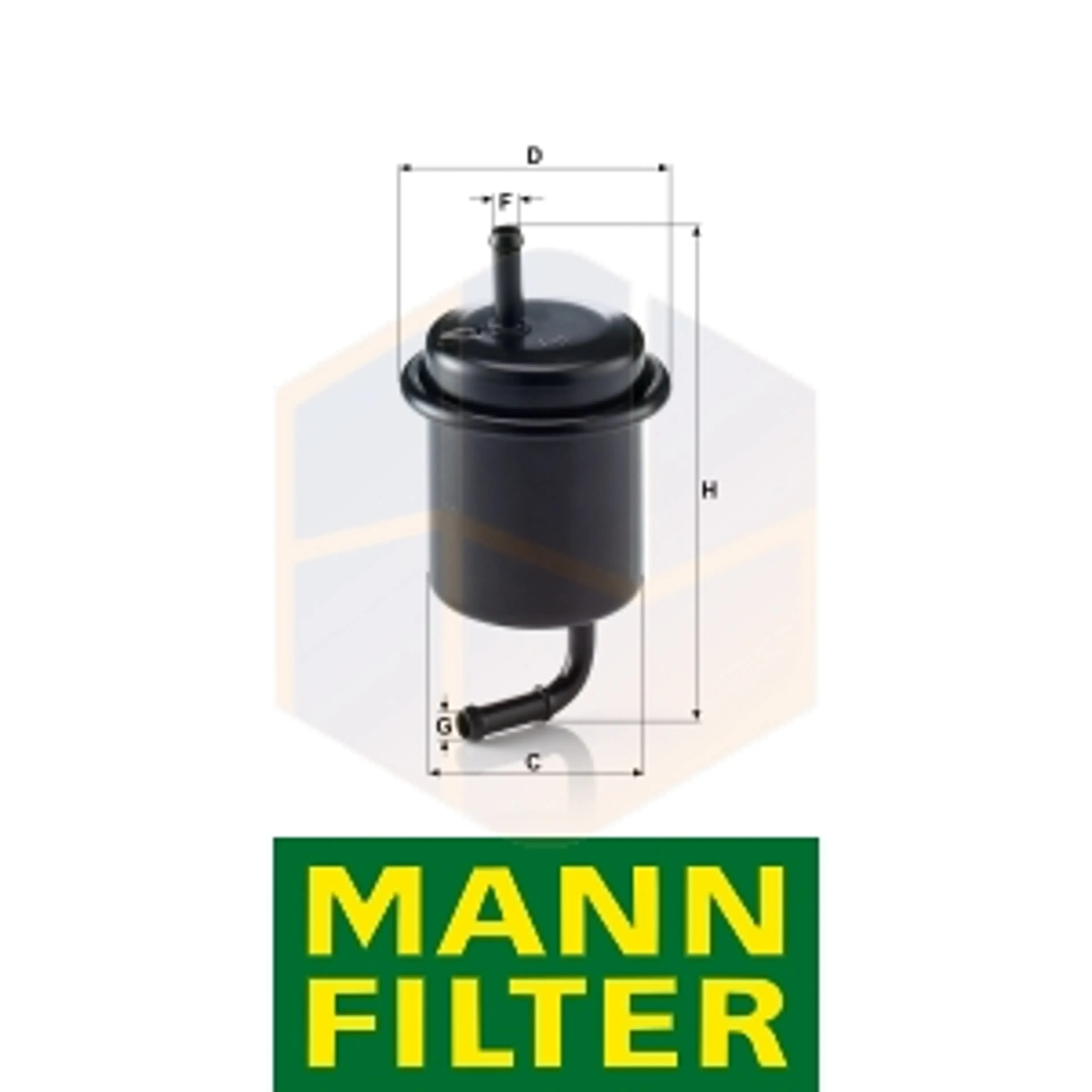 FILTRO COMBUSTIBLE WK 614/47 MANN