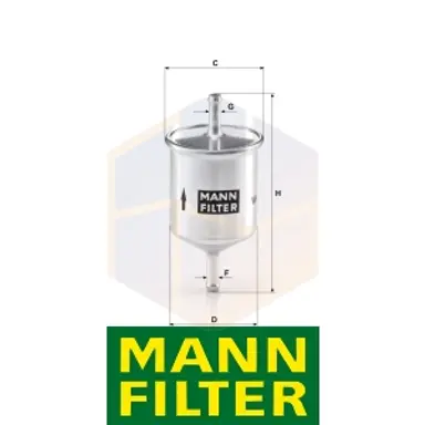 FILTRO COMBUSTIBLE WK 66 MANN