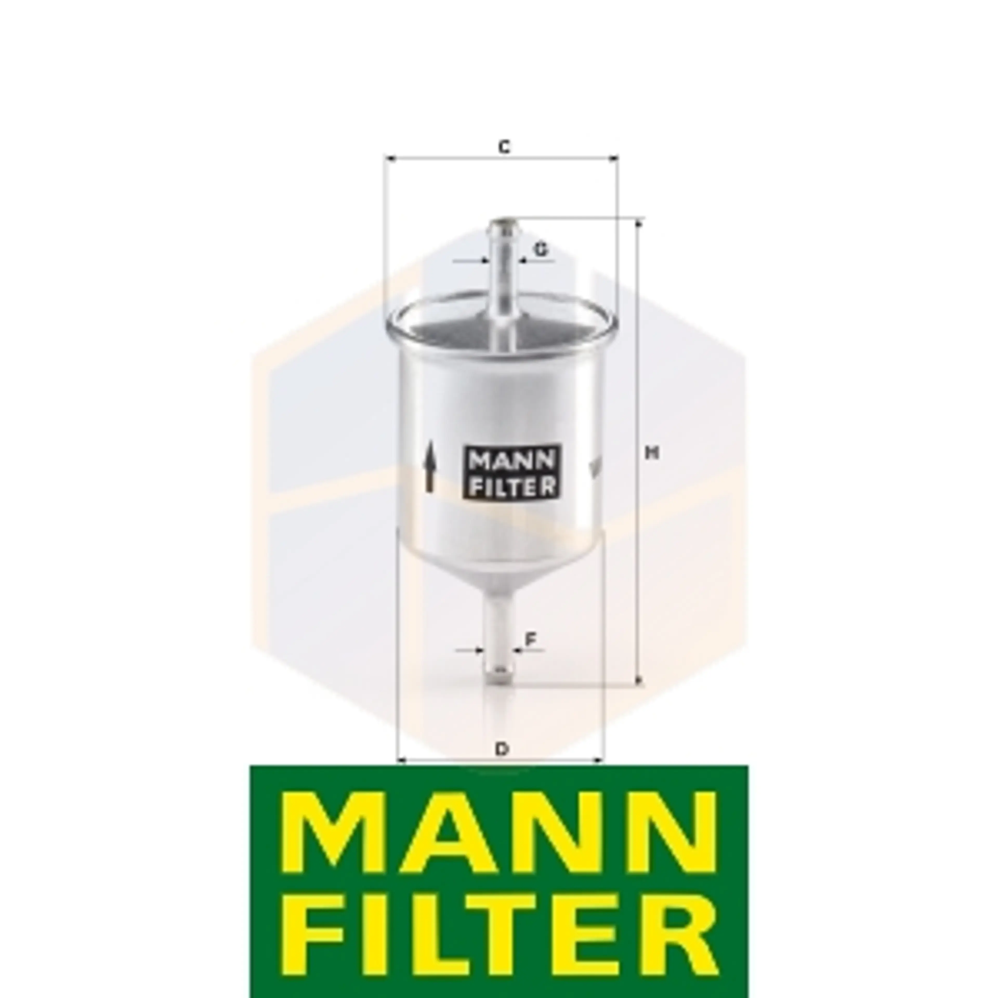 FILTRO COMBUSTIBLE WK 66 MANN