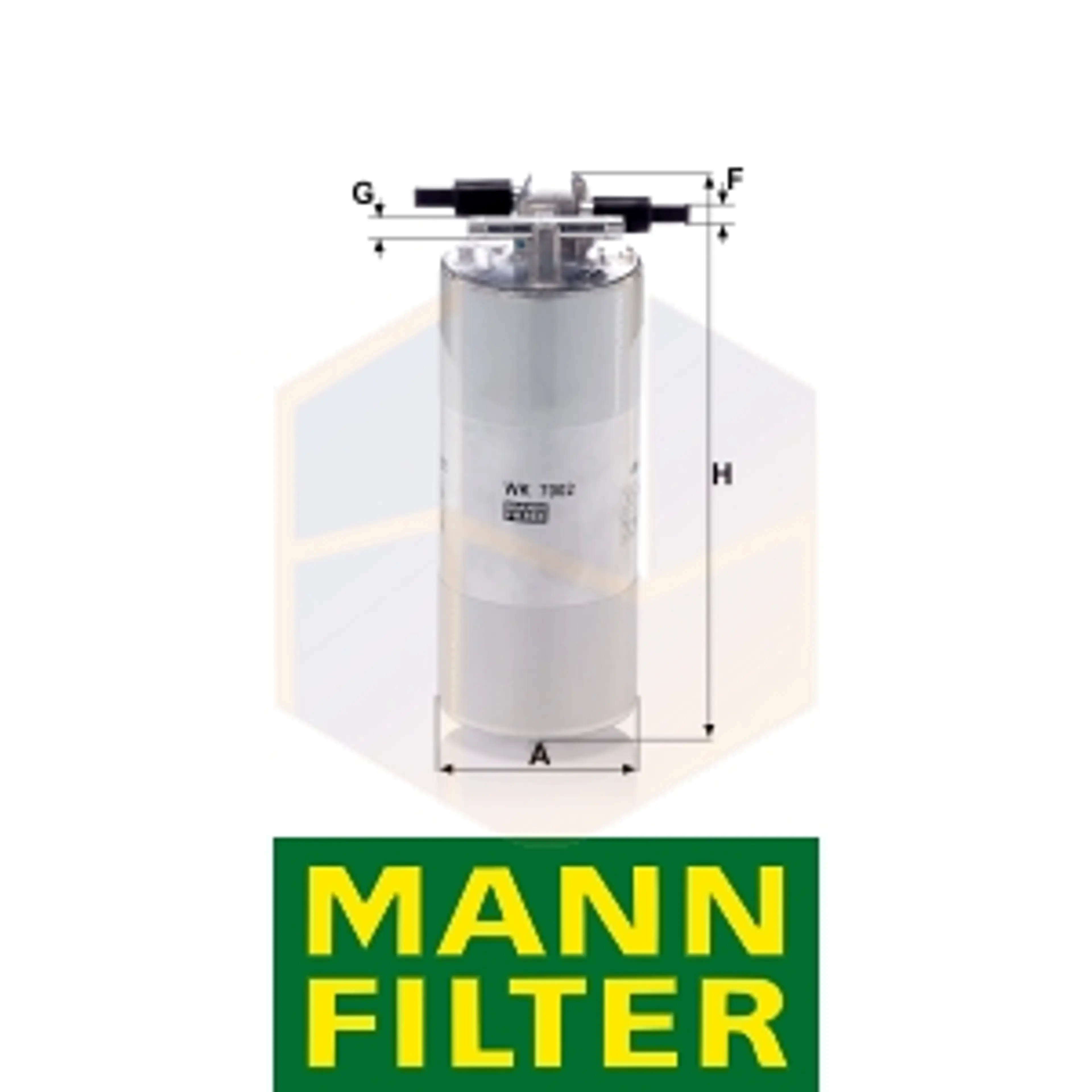 FILTRO COMBUSTIBLE WK 7002 MANN