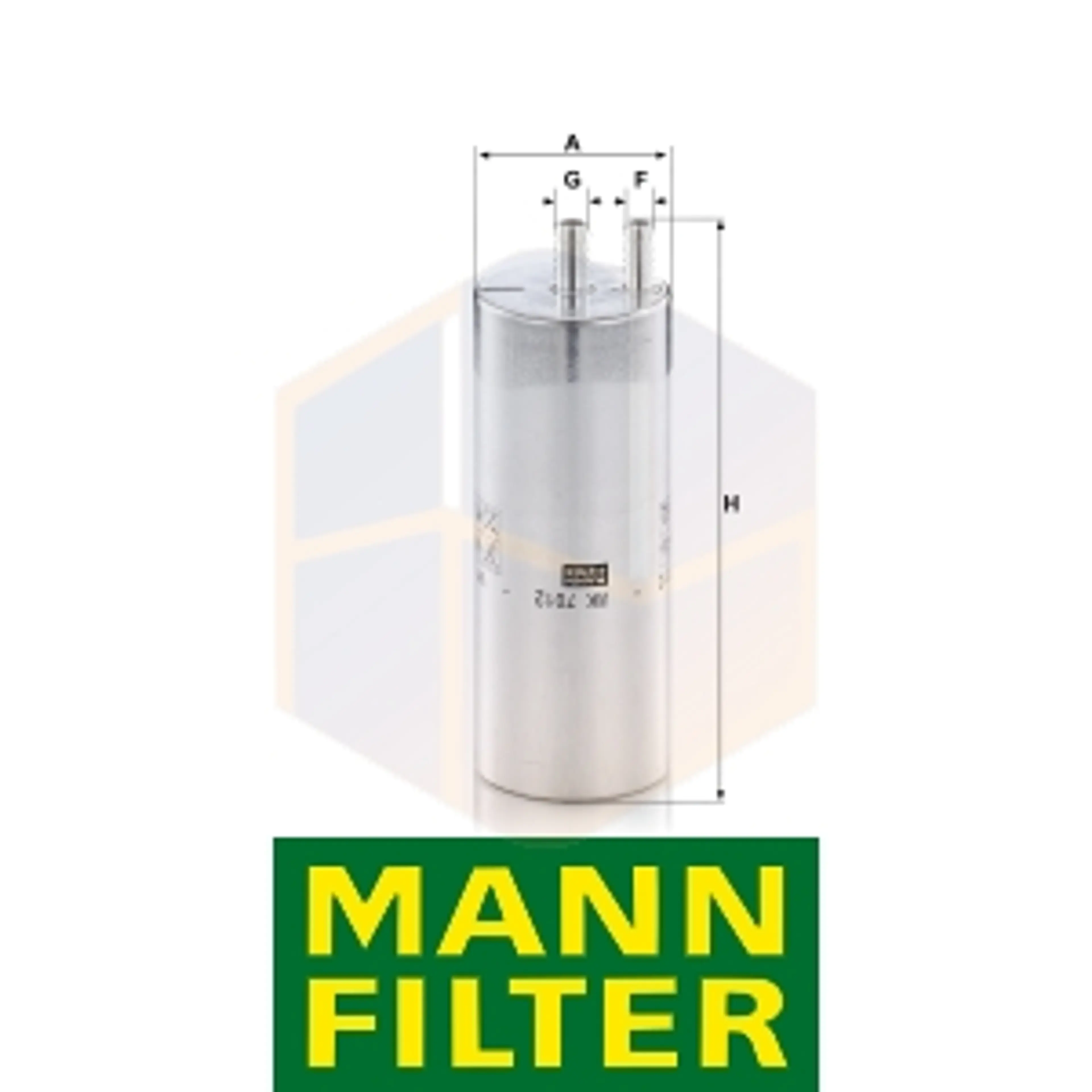 FILTRO COMBUSTIBLE WK 7012 MANN