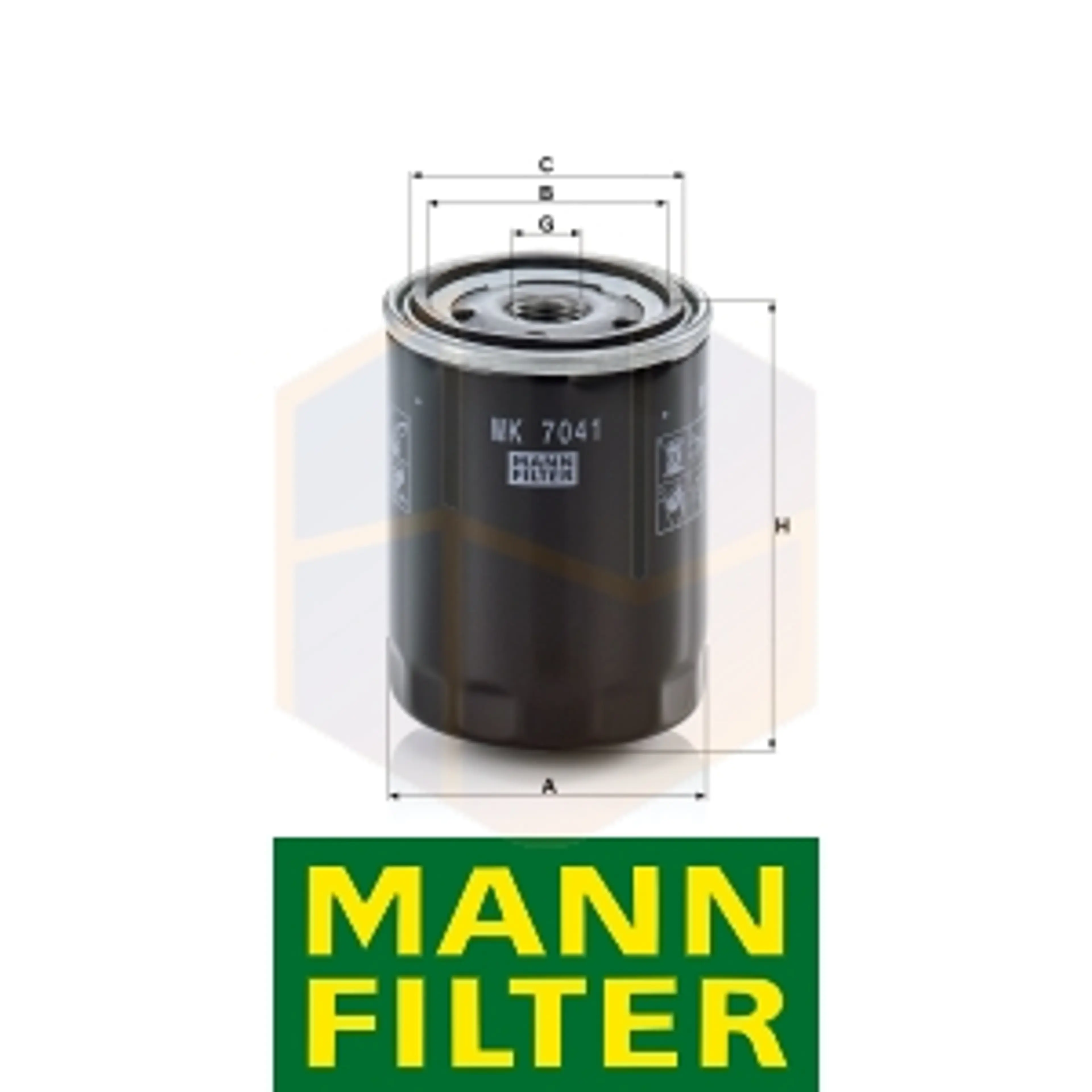 FILTRO COMBUSTIBLE WK 7041 MANN