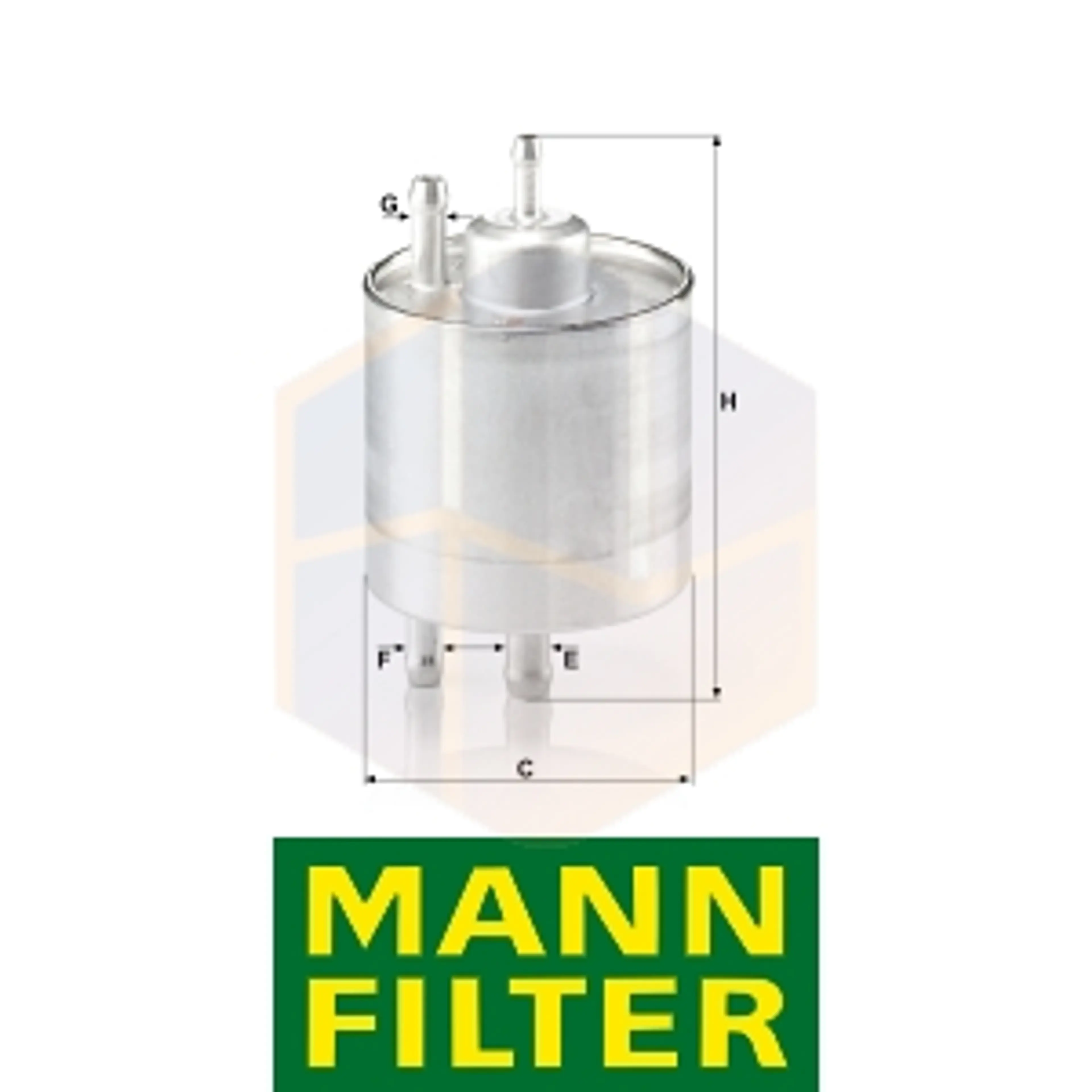 FILTRO COMBUSTIBLE WK 711/1 MANN