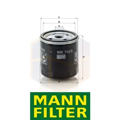 FILTRO COMBUSTIBLE WK 712/5 MANN