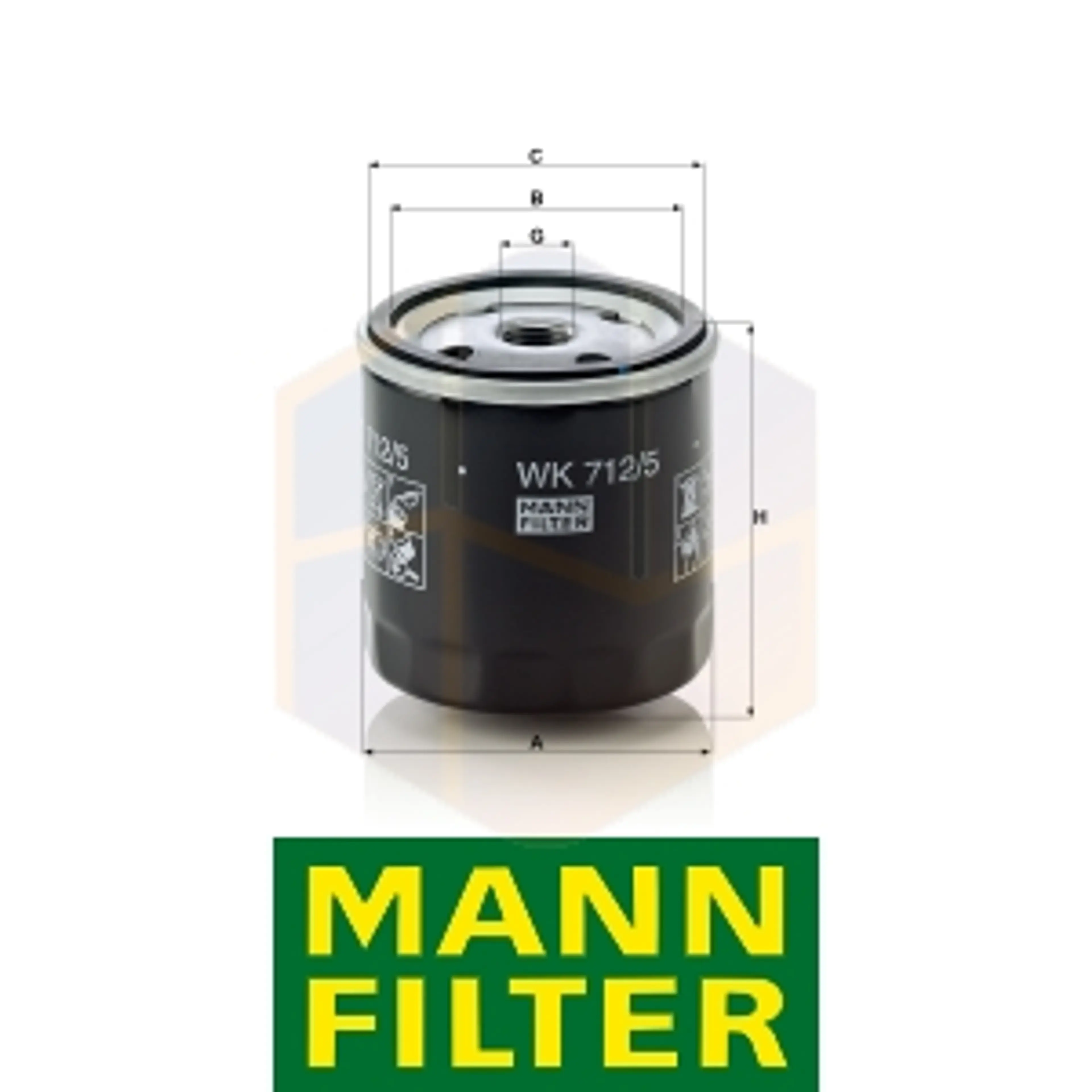 FILTRO COMBUSTIBLE WK 712/5 MANN