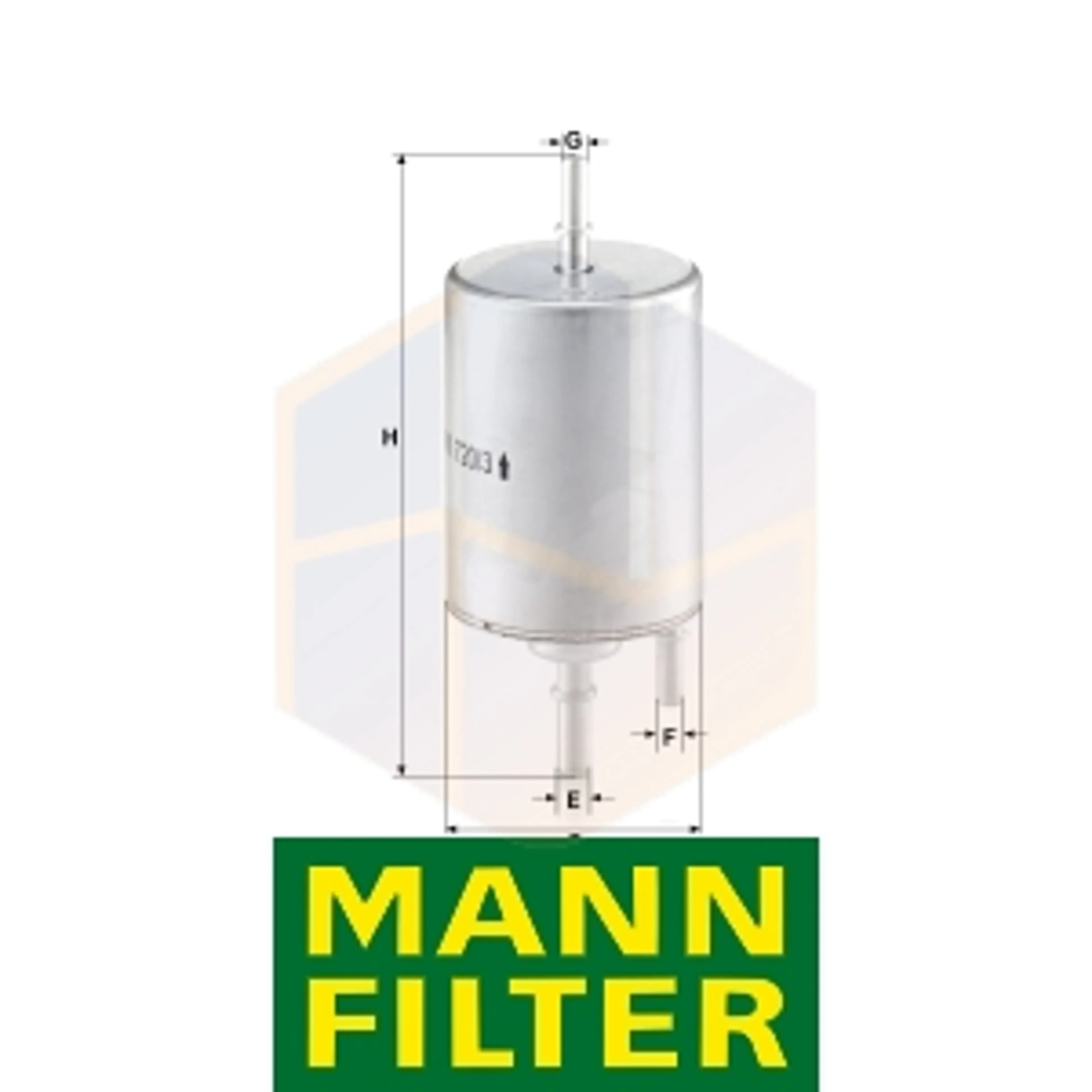 FILTRO COMBUSTIBLE WK 720/3 MANN