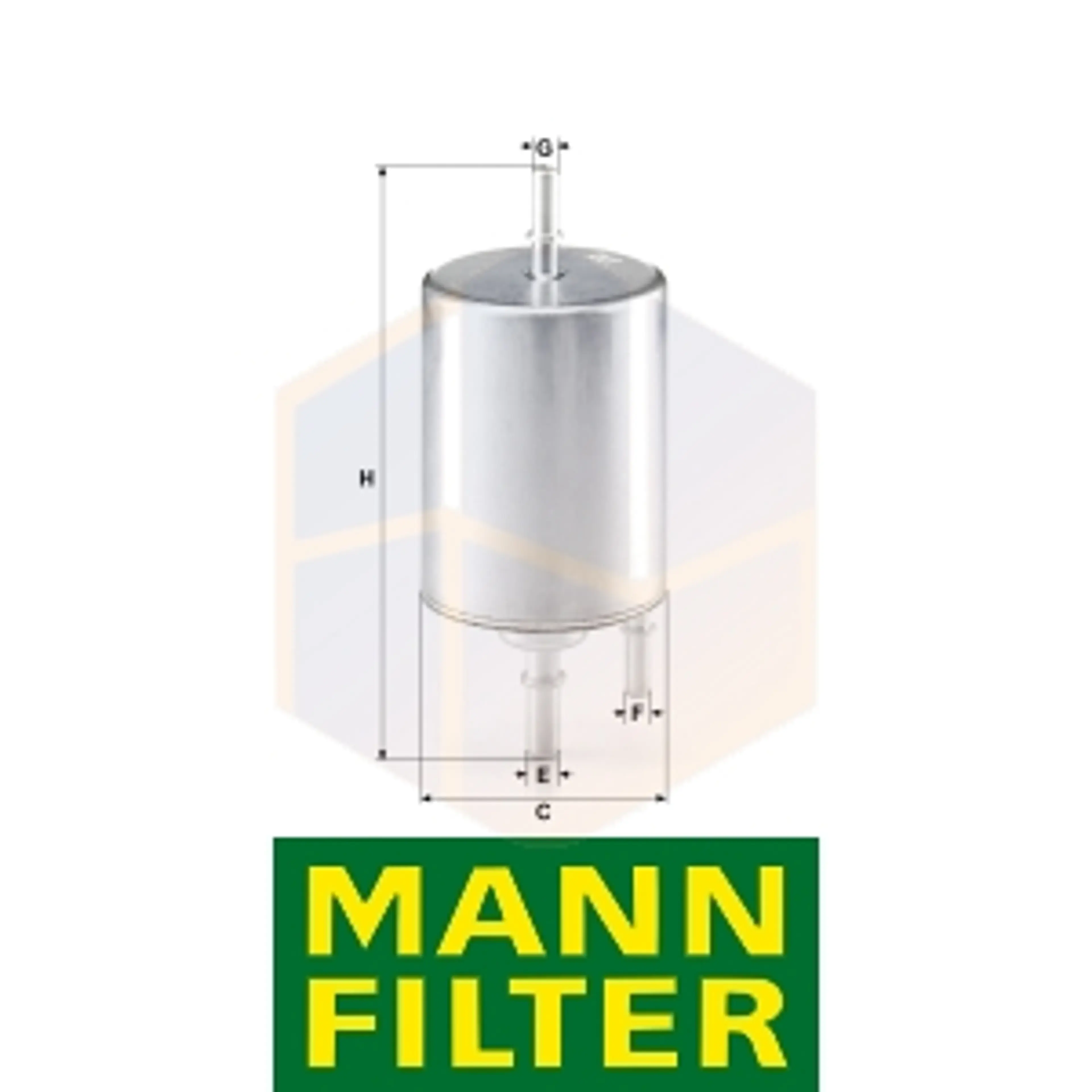 FILTRO COMBUSTIBLE WK 720/4 MANN