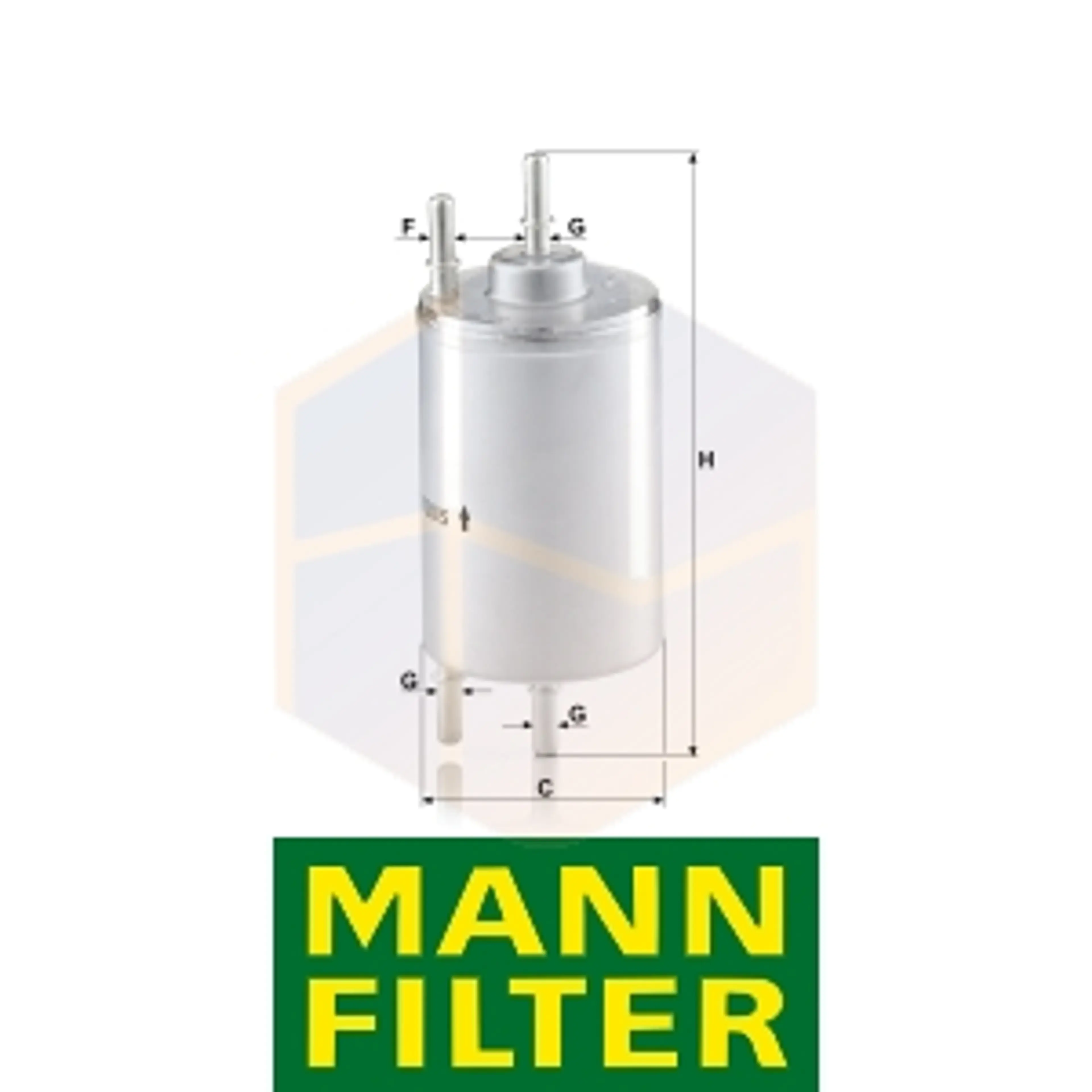 FILTRO COMBUSTIBLE WK 720/5 MANN