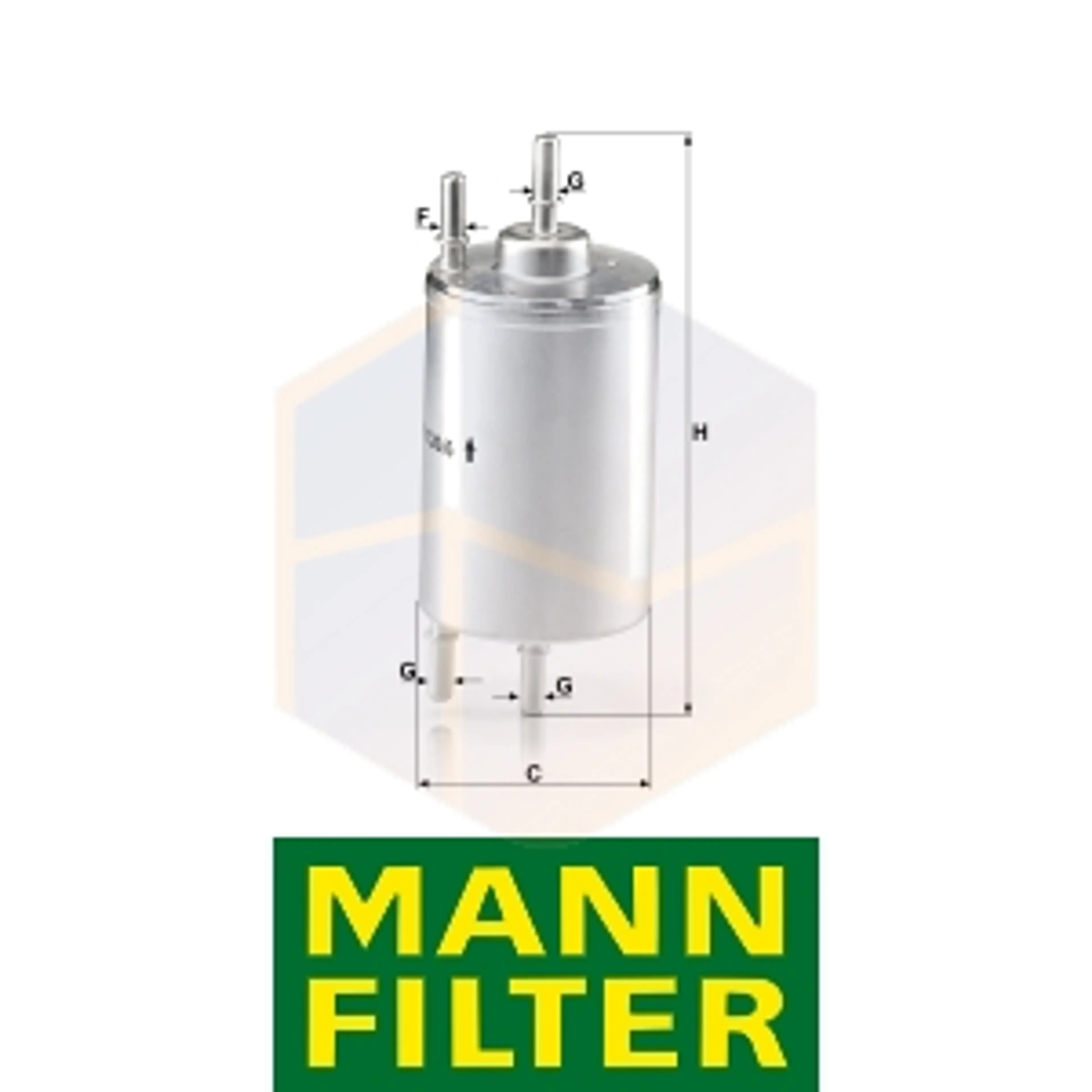 FILTRO COMBUSTIBLE WK 720/6 MANN