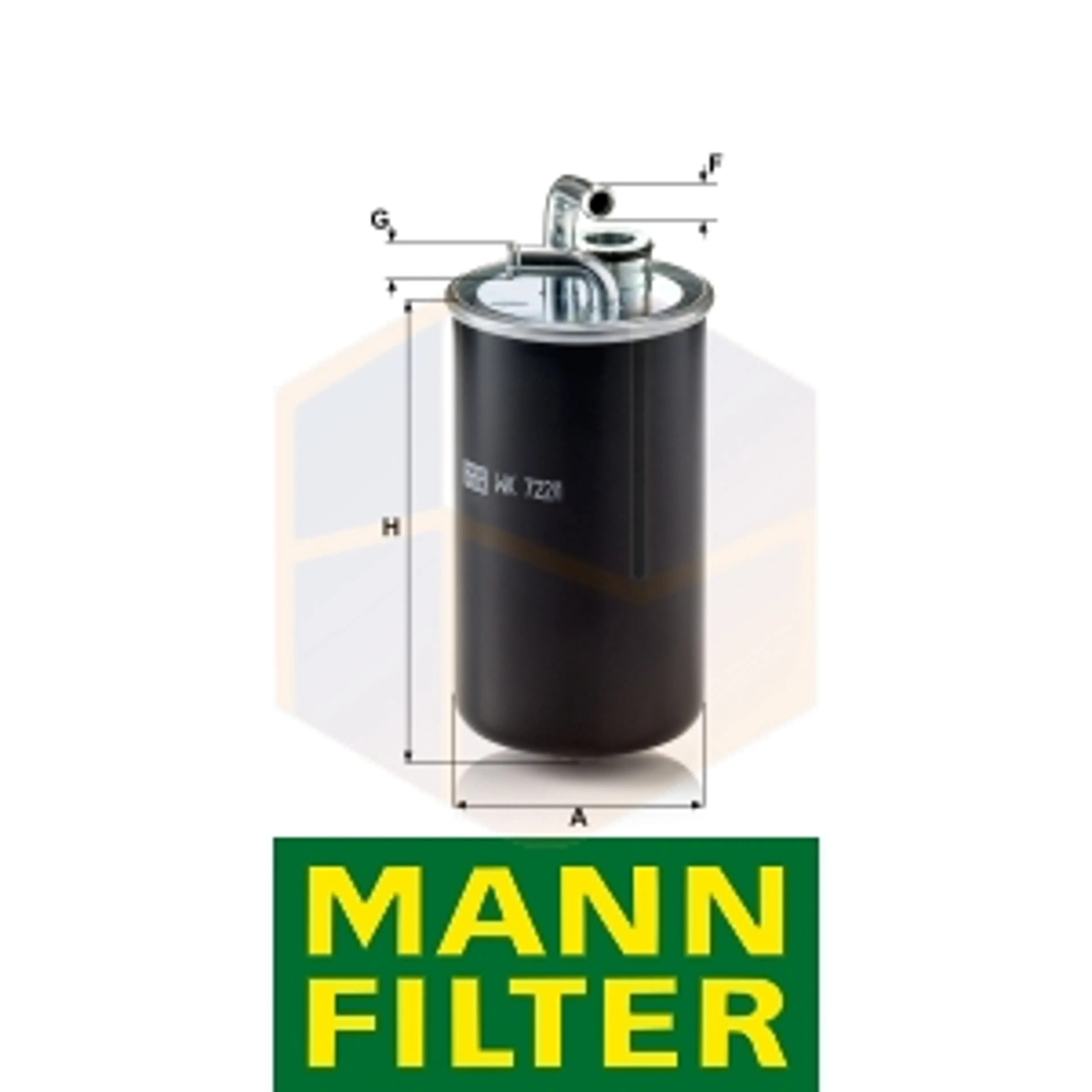 FILTRO COMBUSTIBLE WK 722/1 MANN