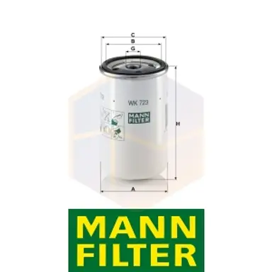 FILTRO COMBUSTIBLE WK 723 MANN