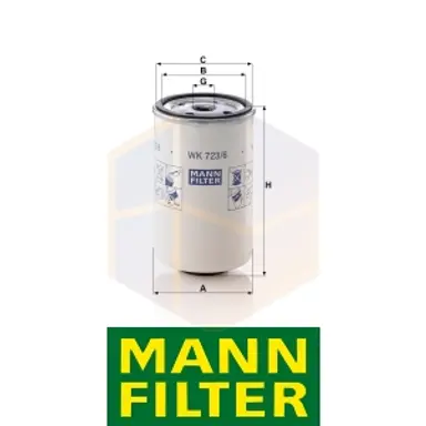 FILTRO COMBUSTIBLE WK 723/6 MANN