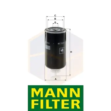 FILTRO COMBUSTIBLE WK 724/4 MANN