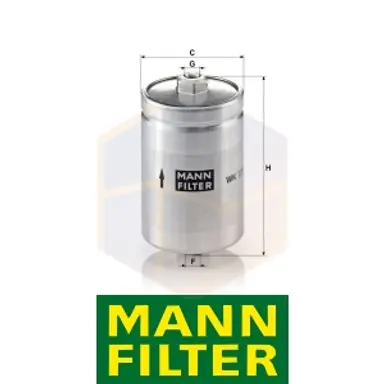 FILTRO COMBUSTIBLE WK 725 MANN