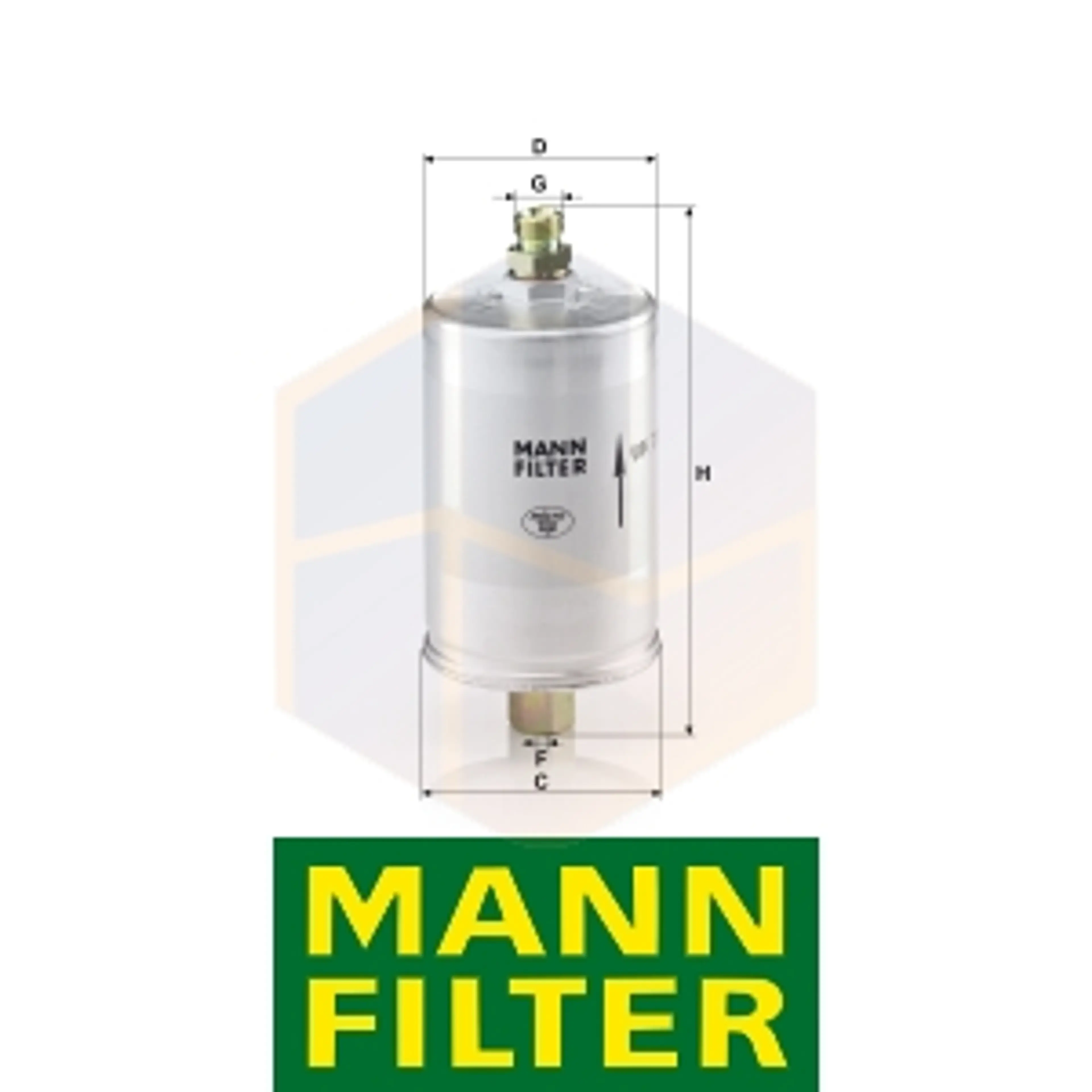 FILTRO COMBUSTIBLE WK 726 MANN