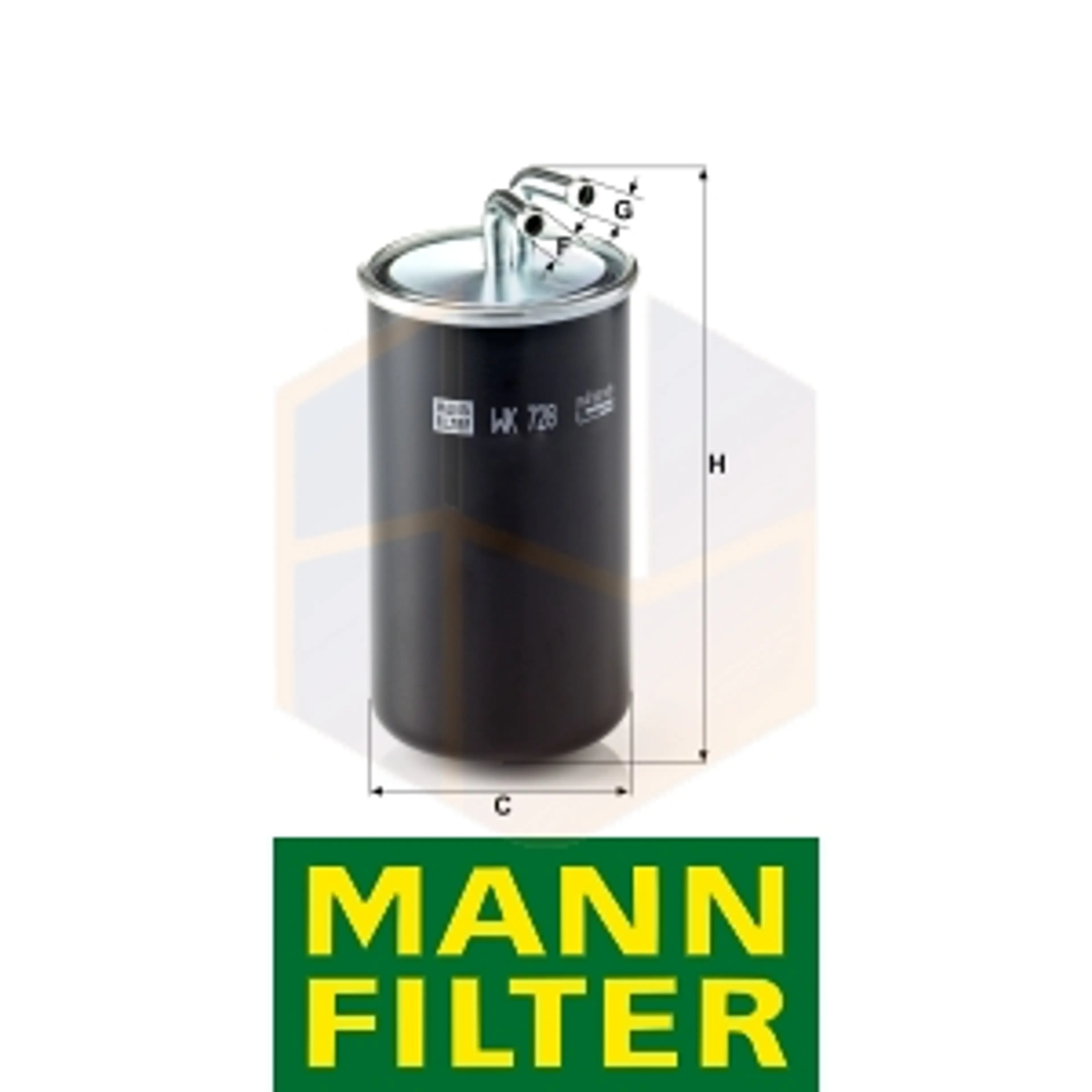 FILTRO COMBUSTIBLE WK 728 MANN