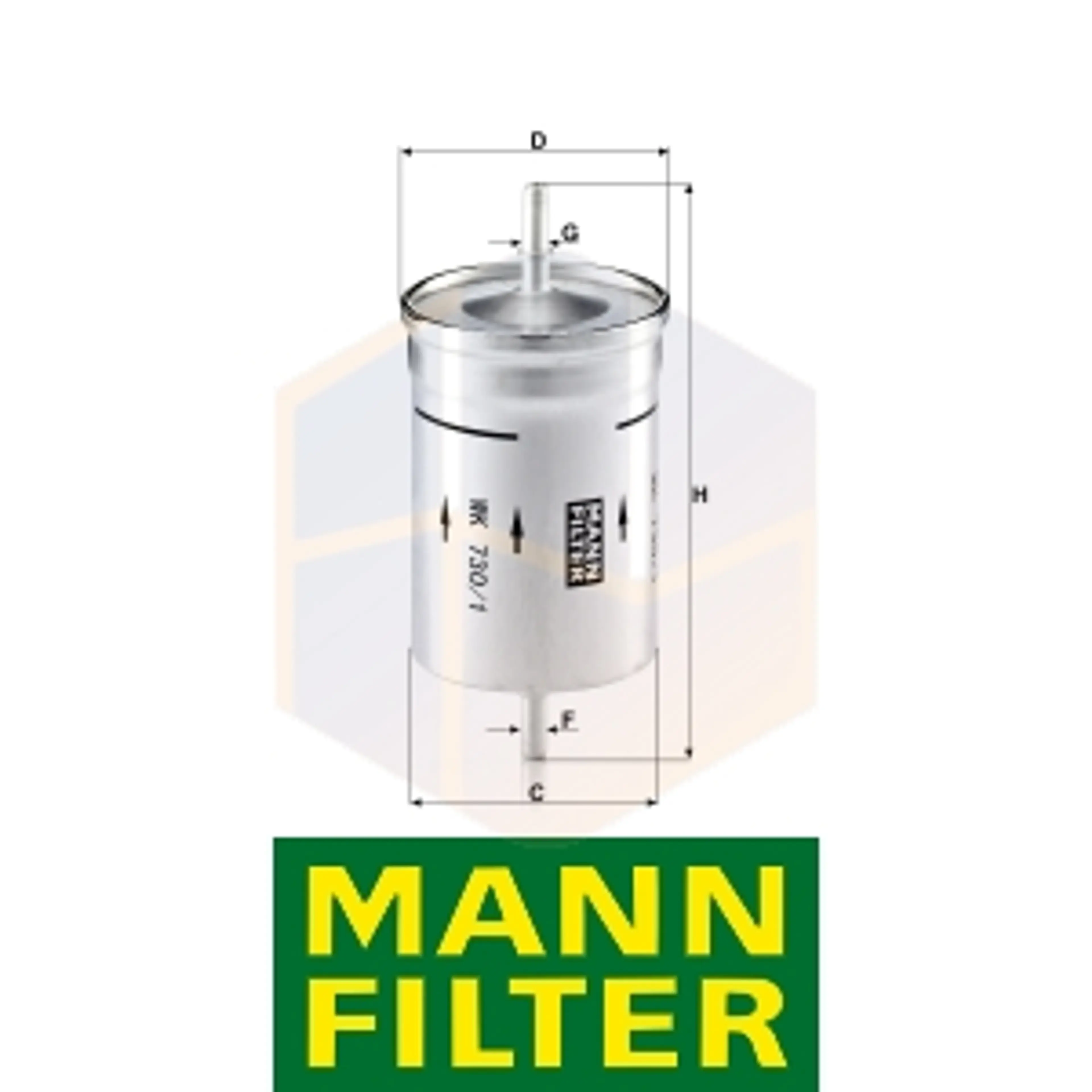 FILTRO COMBUSTIBLE WK 730/1 MANN